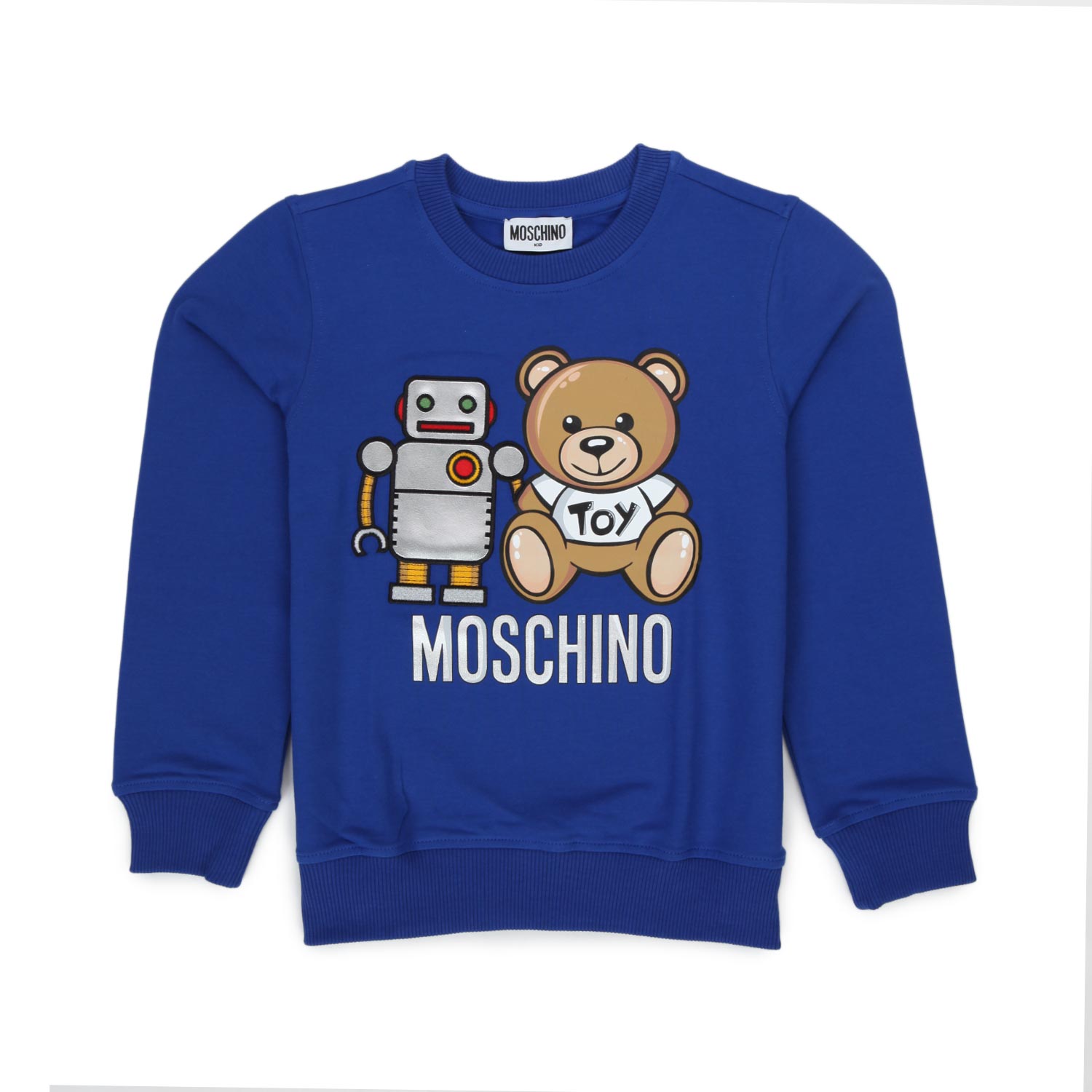 FELPA BLU CON ORSETTO BIMBO - annameglio.com abbigliamento moda