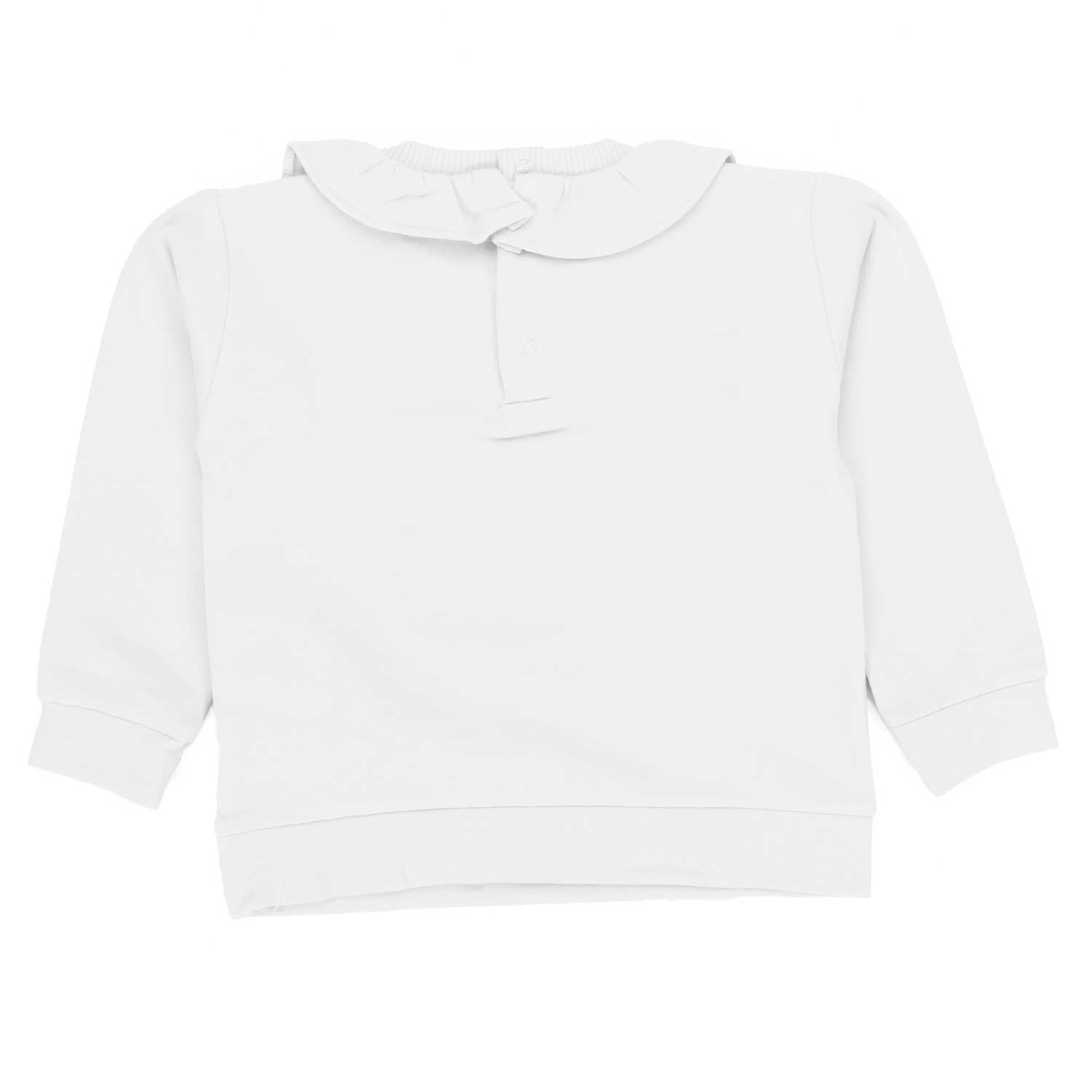 FELPA TEDDY BEAR BIANCO LATTE BIMBA - annameglio.com abbigliamento moda