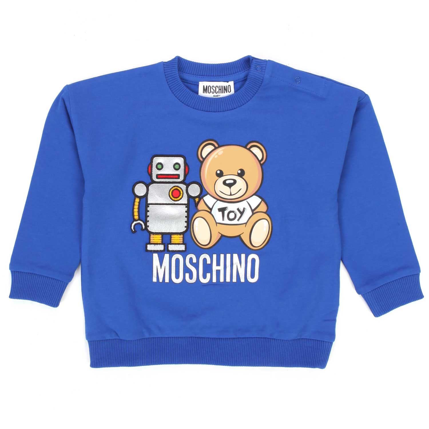 FELPA BLU TEDDY BEAR BIMBO - annameglio.com abbigliamento moda