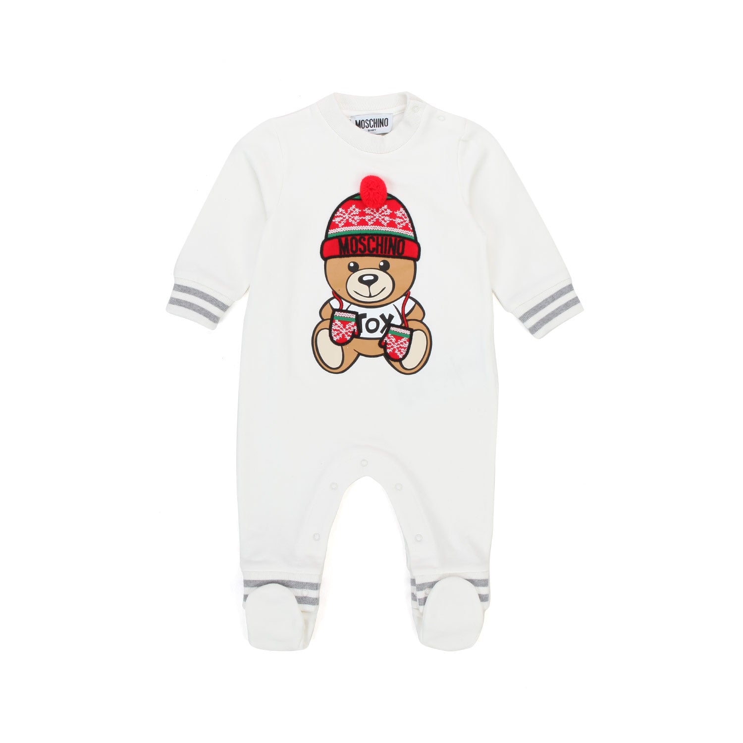 TUTINA BIANCA CON ORSETTO BABY - annameglio.com abbigliamento moda