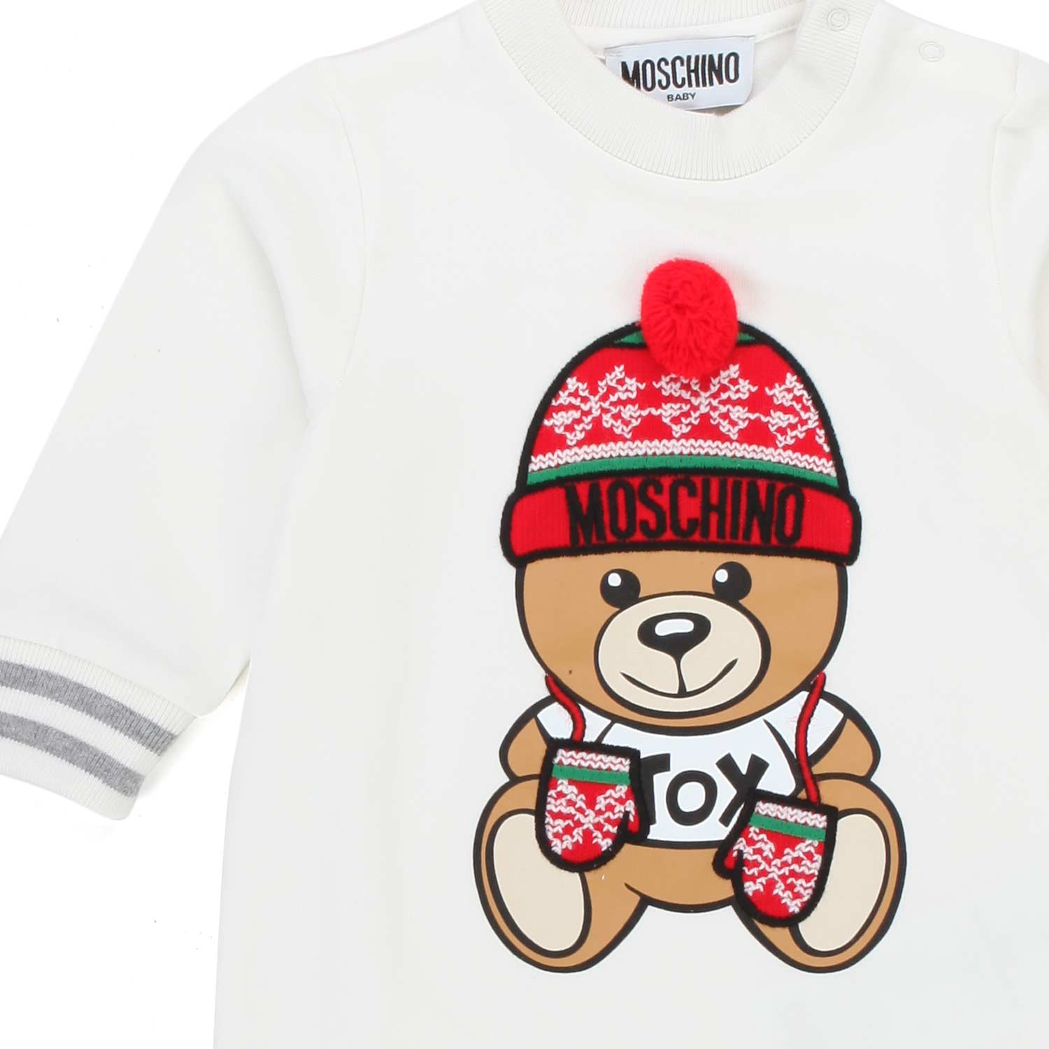 TUTINA BIANCA CON ORSETTO BABY - annameglio.com abbigliamento moda