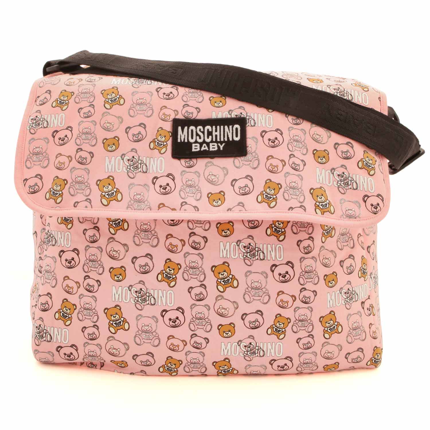 BORSA FASCIATOIO ROSA CON ORSETTI - annameglio.com abbigliamento moda