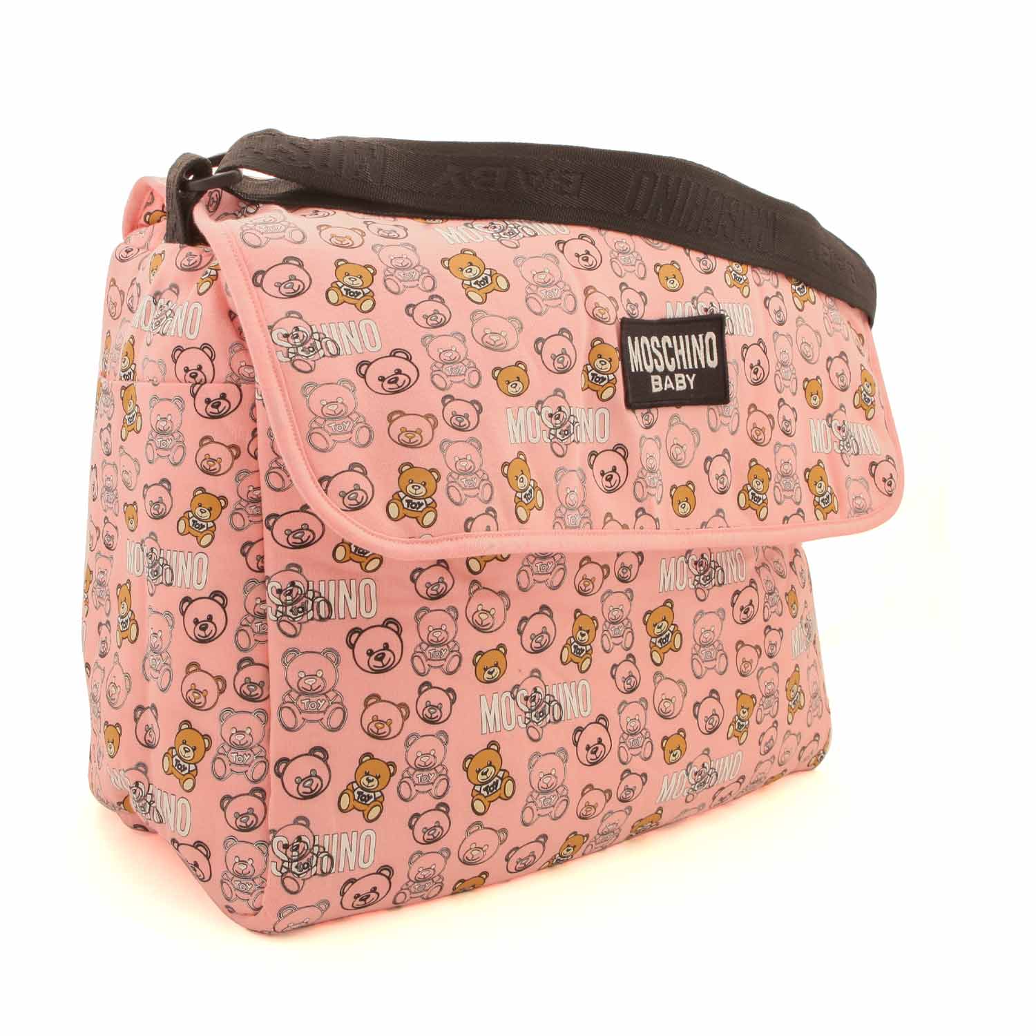 BORSA FASCIATOIO ROSA CON ORSETTI - annameglio.com abbigliamento moda