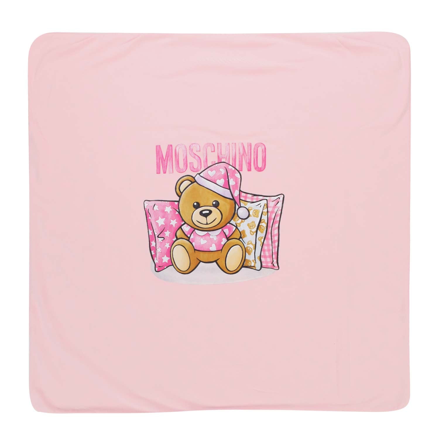 COPERTINA ROSA CON ORSETTO NEONATA - annameglio.com abbigliamento moda