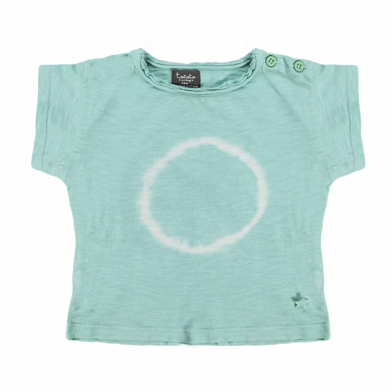 T-SHIRT UNISEX VERDE ACQUA NEONATO - annameglio.com abbigliamento moda