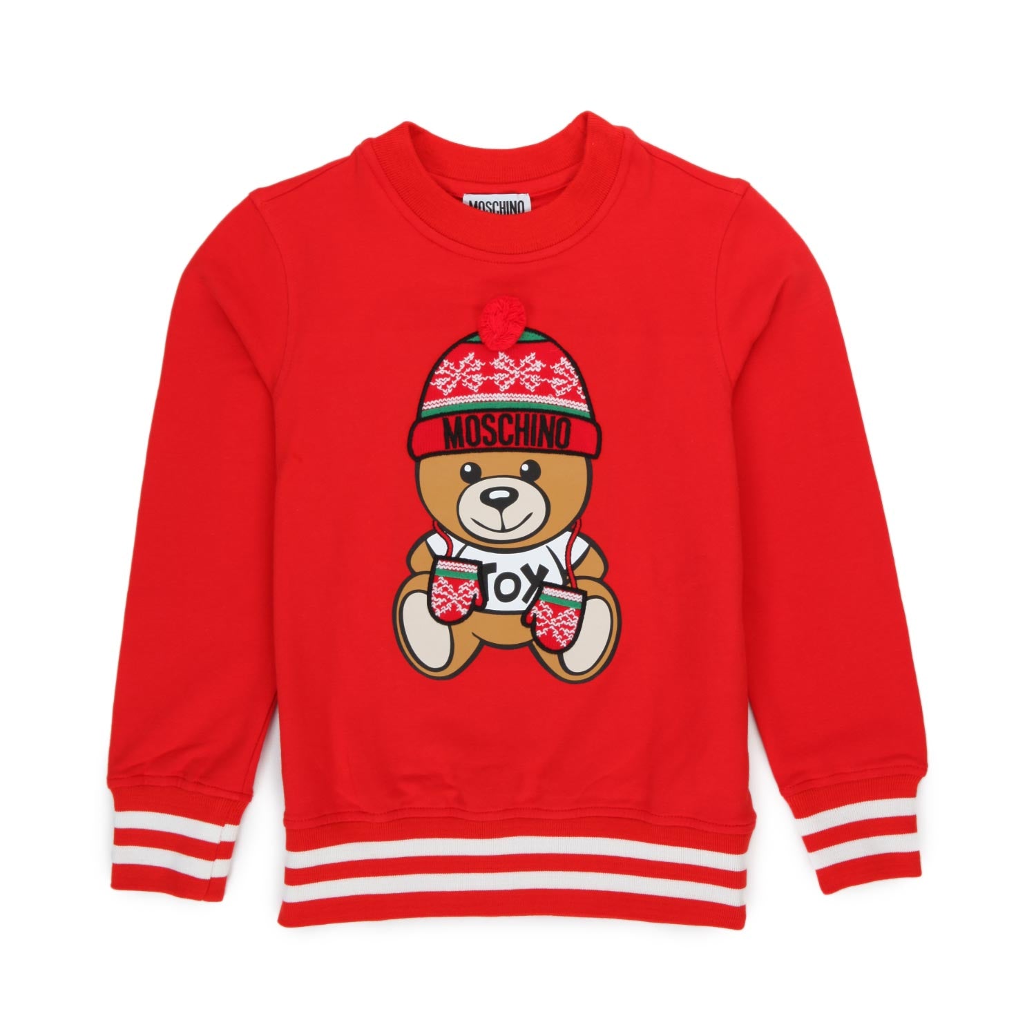 FELPA ROSSA UNISEX ORSETTO - annameglio.com abbigliamento moda