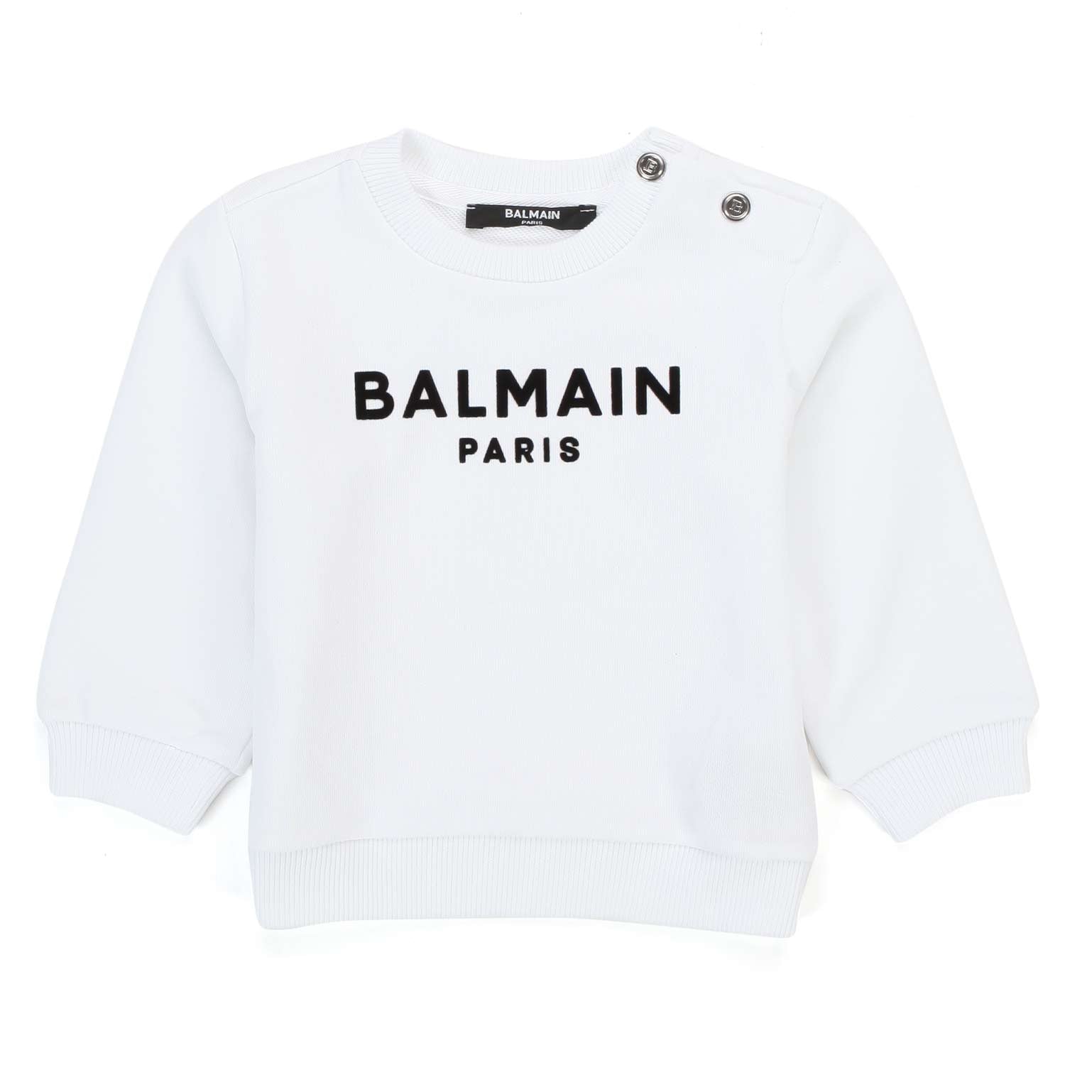 FELPA BIANCA CON LOGO BIMBA - annameglio.com abbigliamento moda