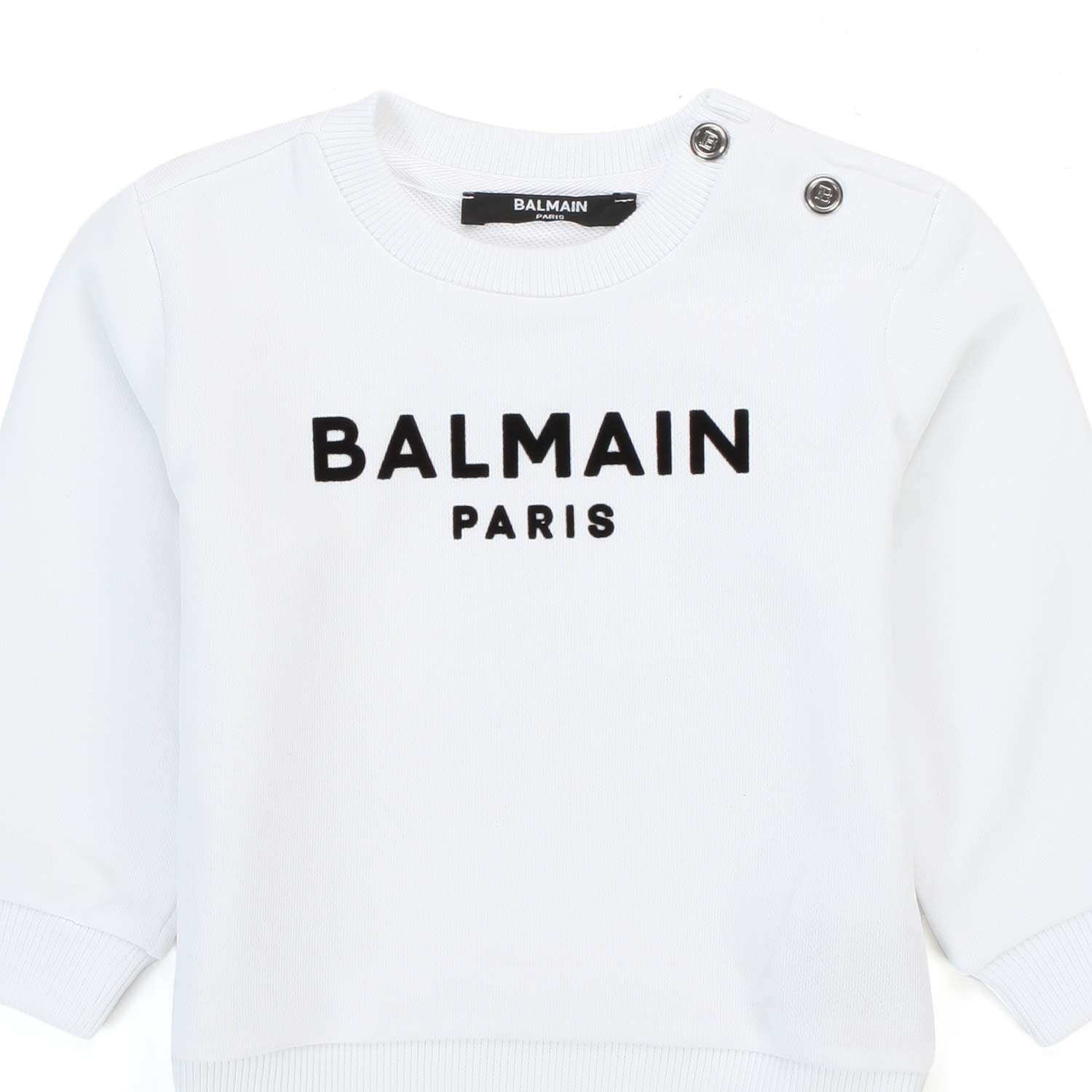 FELPA BIANCA CON LOGO BIMBA - annameglio.com abbigliamento moda