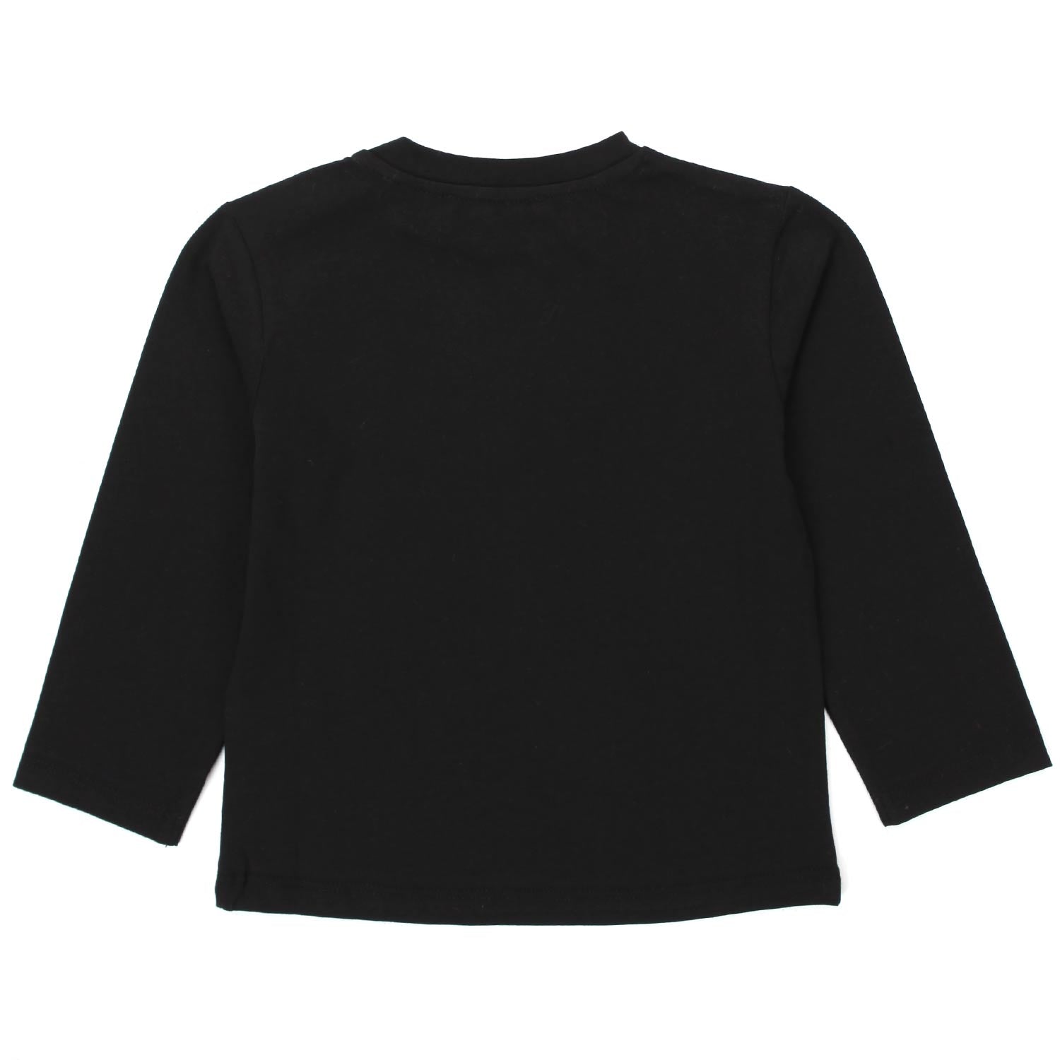 T-SHIRT NERA MANICA LUNGA BIMBA - annameglio.com abbigliamento moda