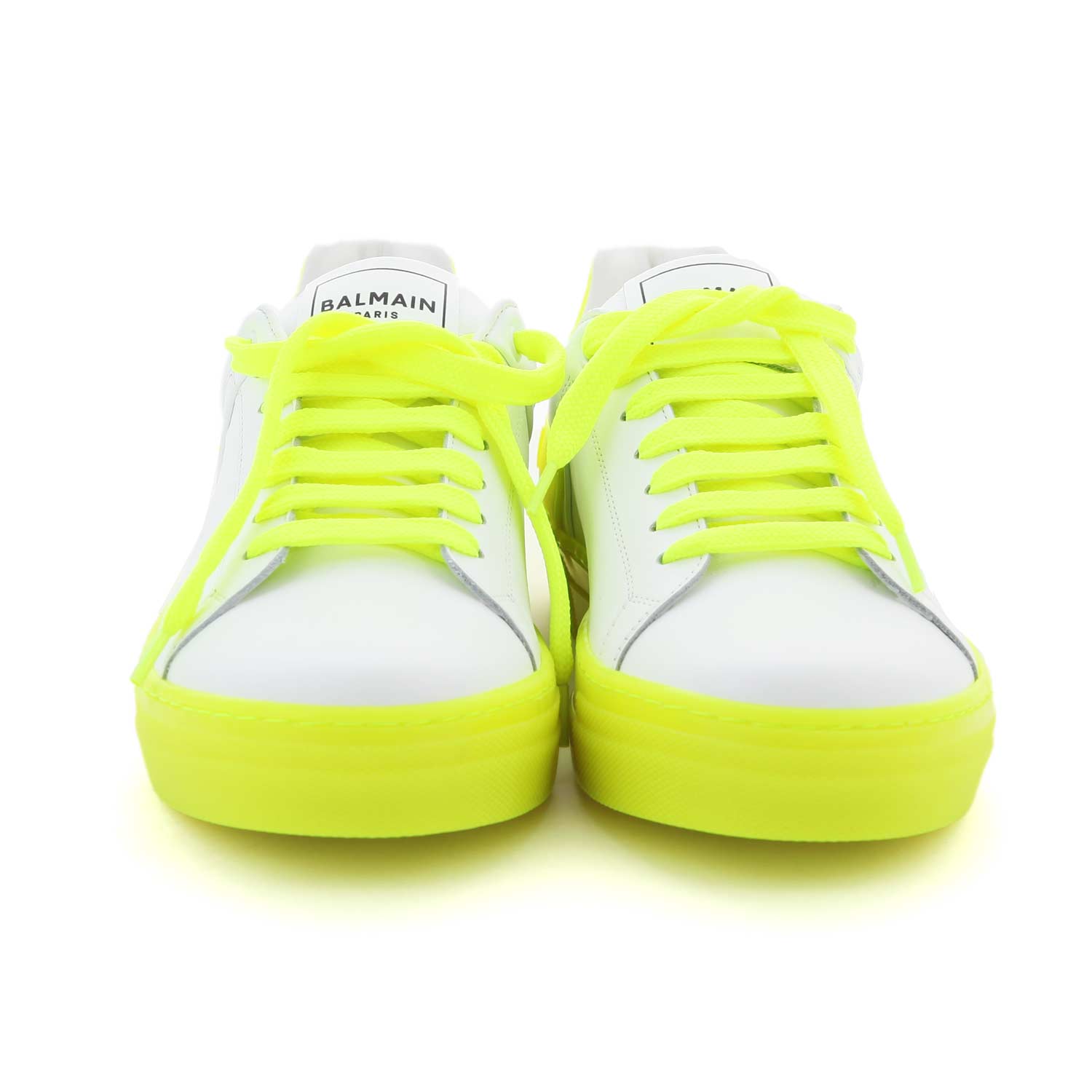 SNEAKER B-COURT BIANCA E GIALLO FLUO RAGAZZA - annameglio.com abbigliamento moda