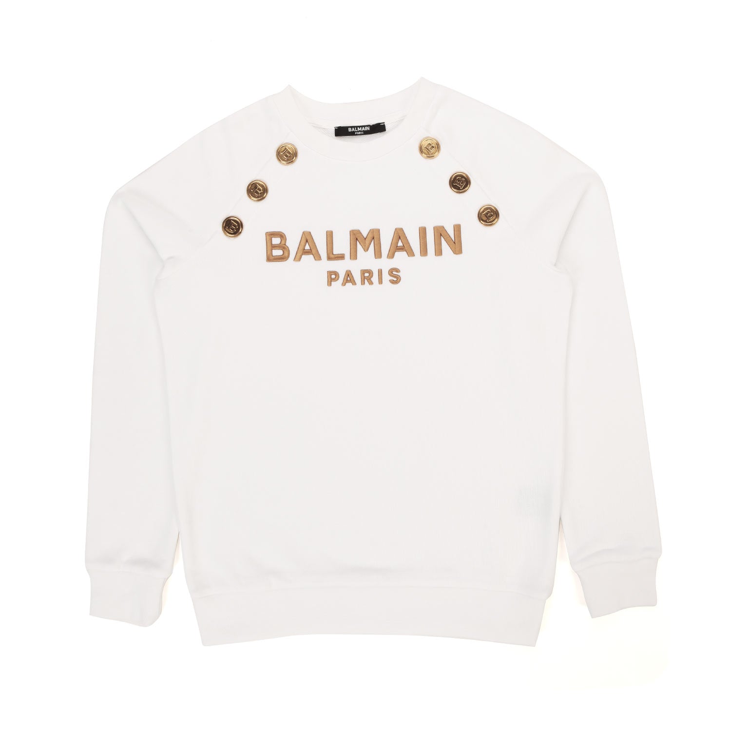 FELPA BIANCA LOGO BAMBINA GIRL - annameglio.com abbigliamento moda