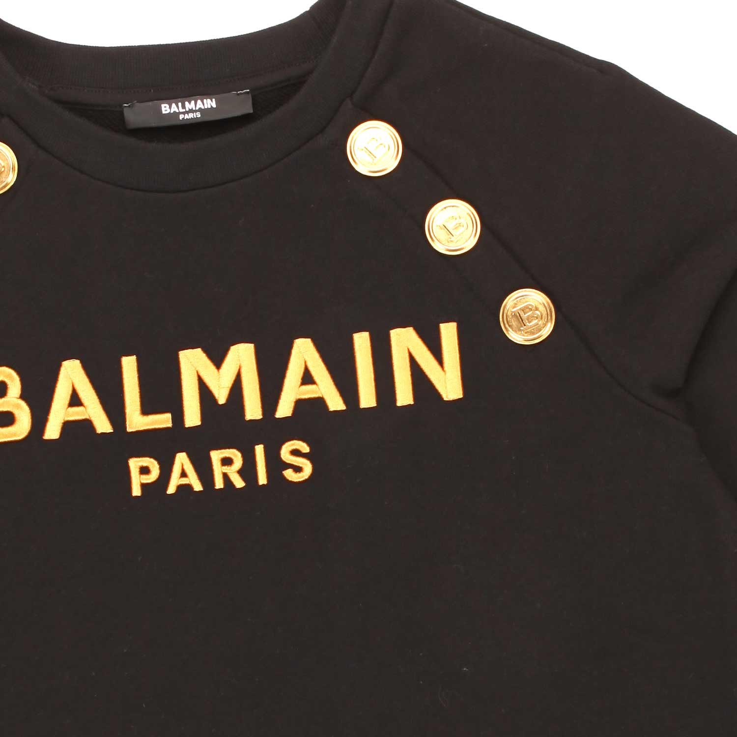 FELPA NERA LOGO BAMBINA E GIRL - annameglio.com abbigliamento moda