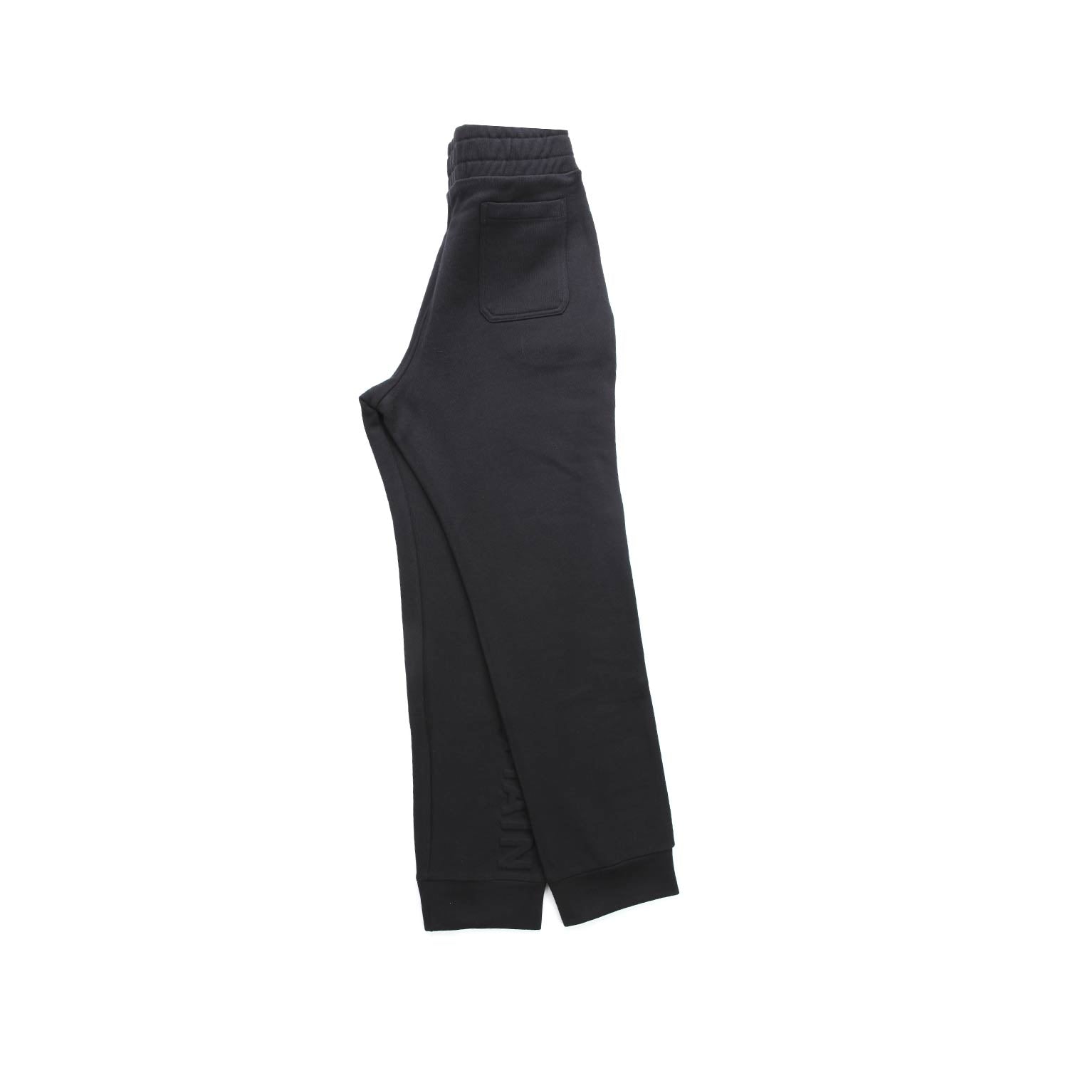 PANTALONE NERO CON LOGO GOFFRATO BAMBINA E TEENAGE - annameglio.com abbigliamento moda