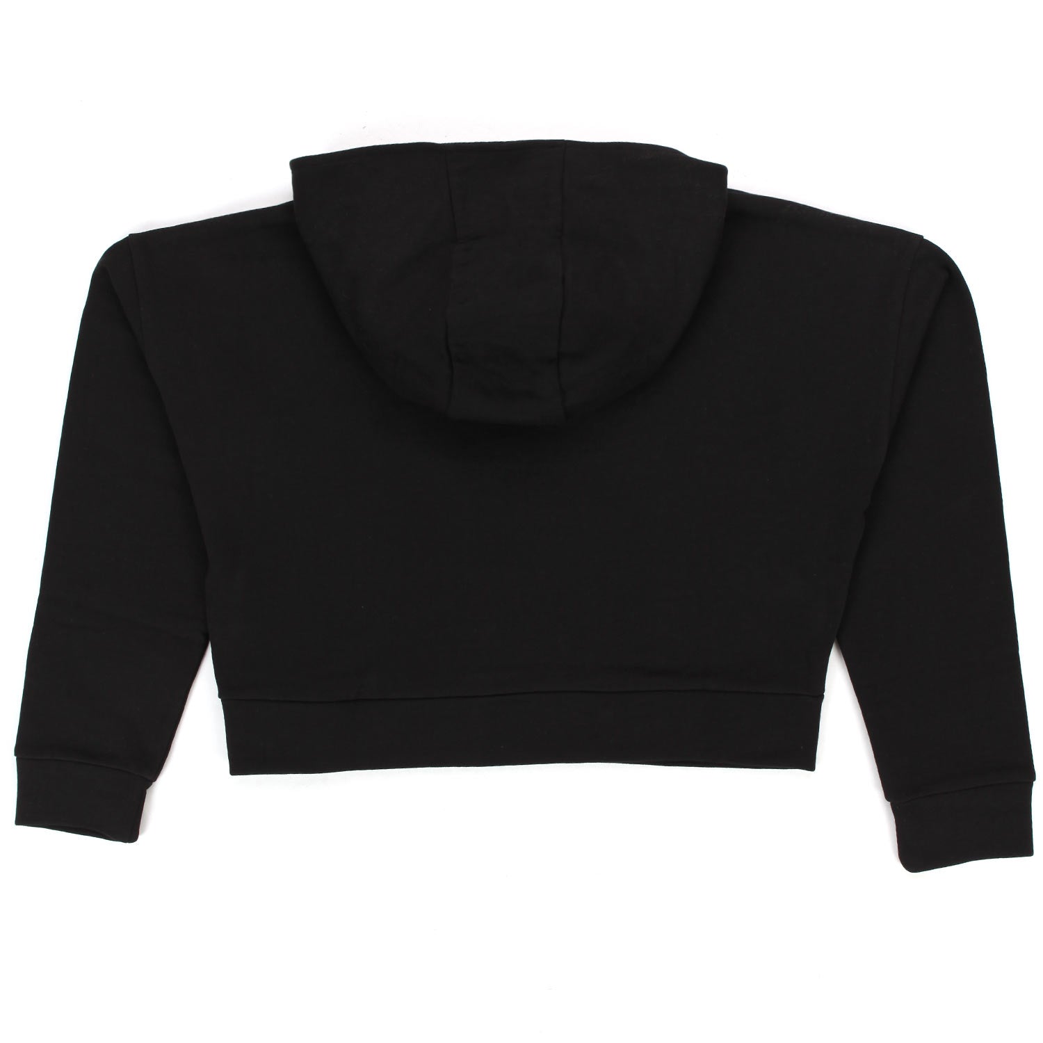 FELPA CAPPUCCIO NERA BAMBINA E TEEN - annameglio.com abbigliamento moda