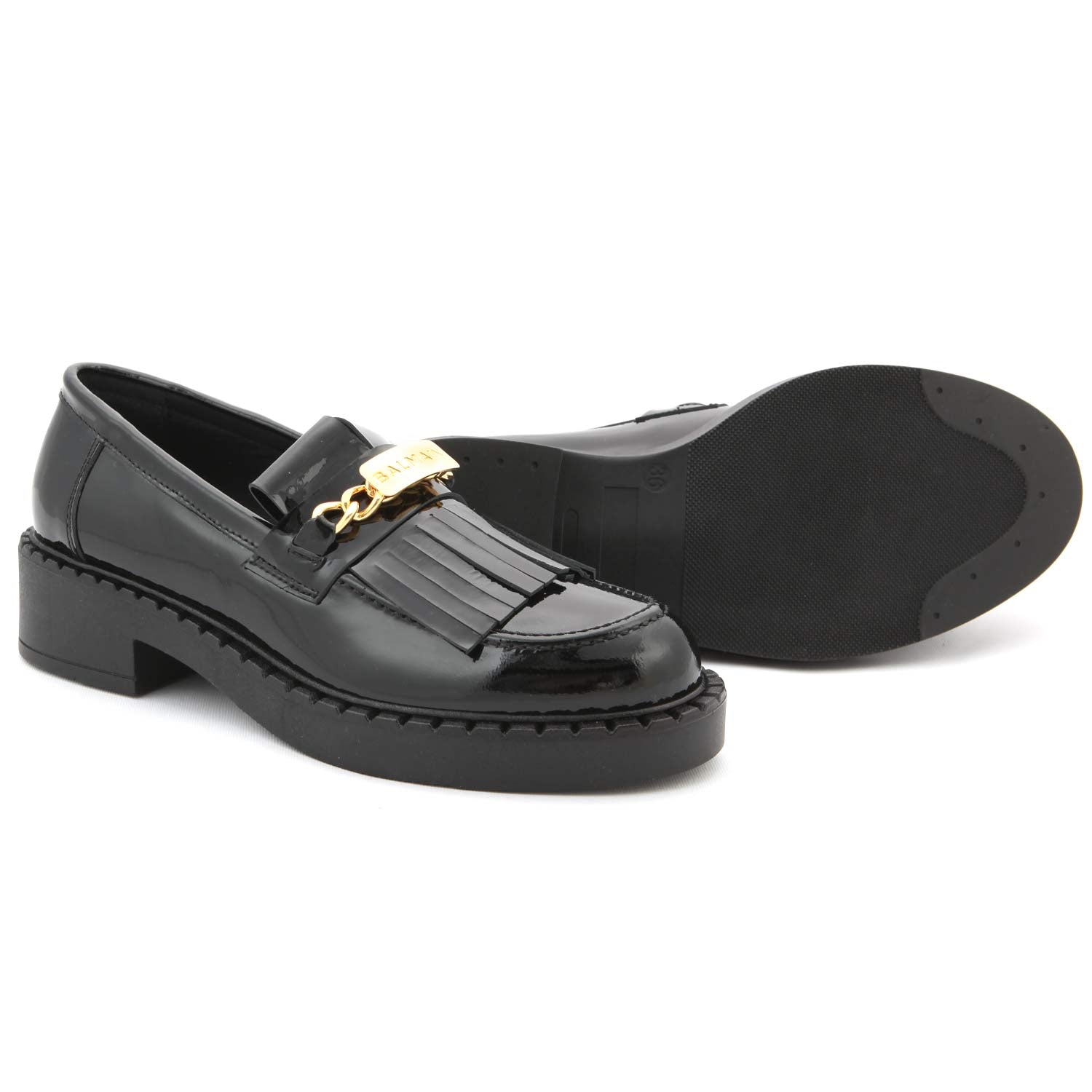 MOCASSINO NERO LUCIDO RAGAZZA - annameglio.com abbigliamento moda