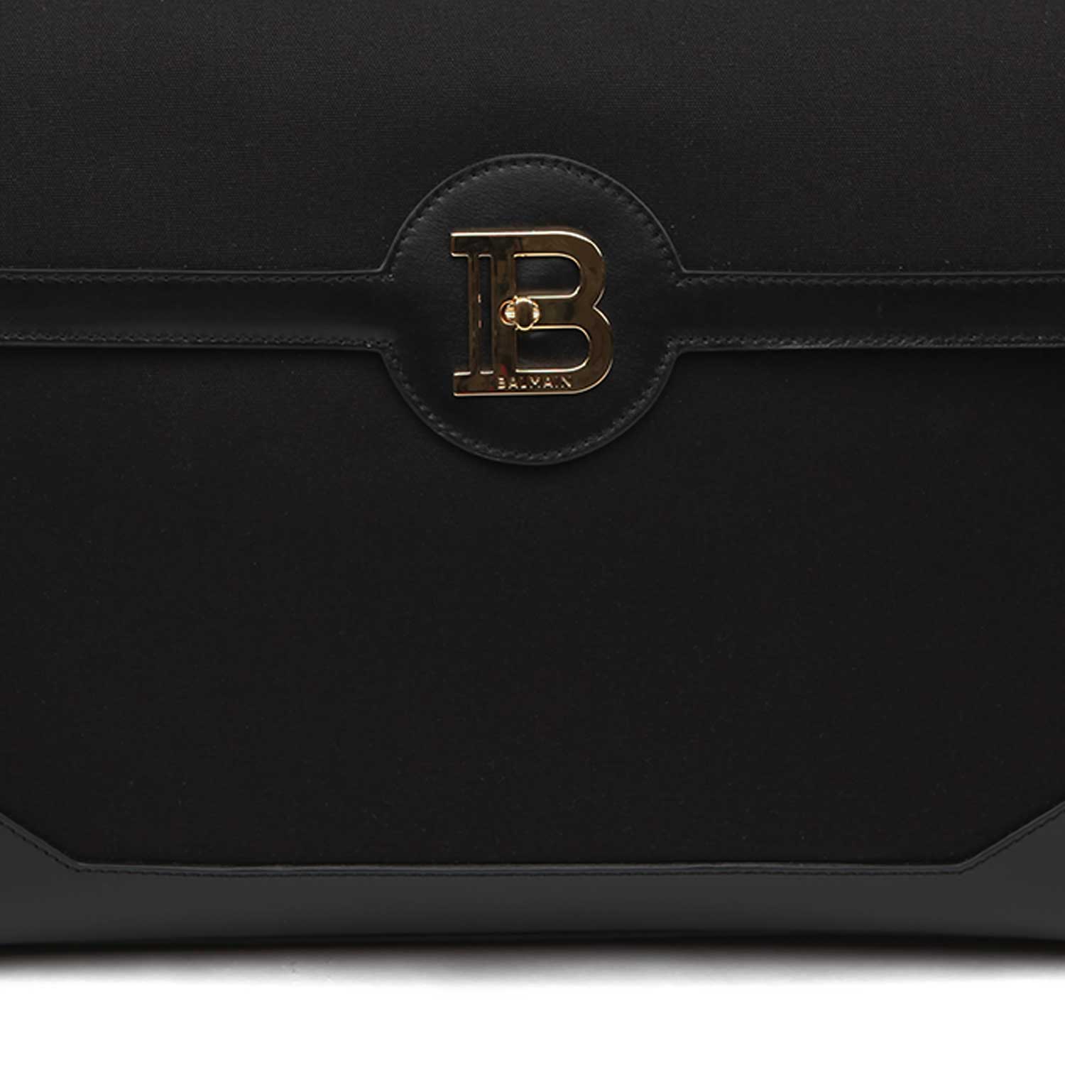 BORSA FASCIATOIO NERA CON MONOGRAMMA - annameglio.com abbigliamento moda