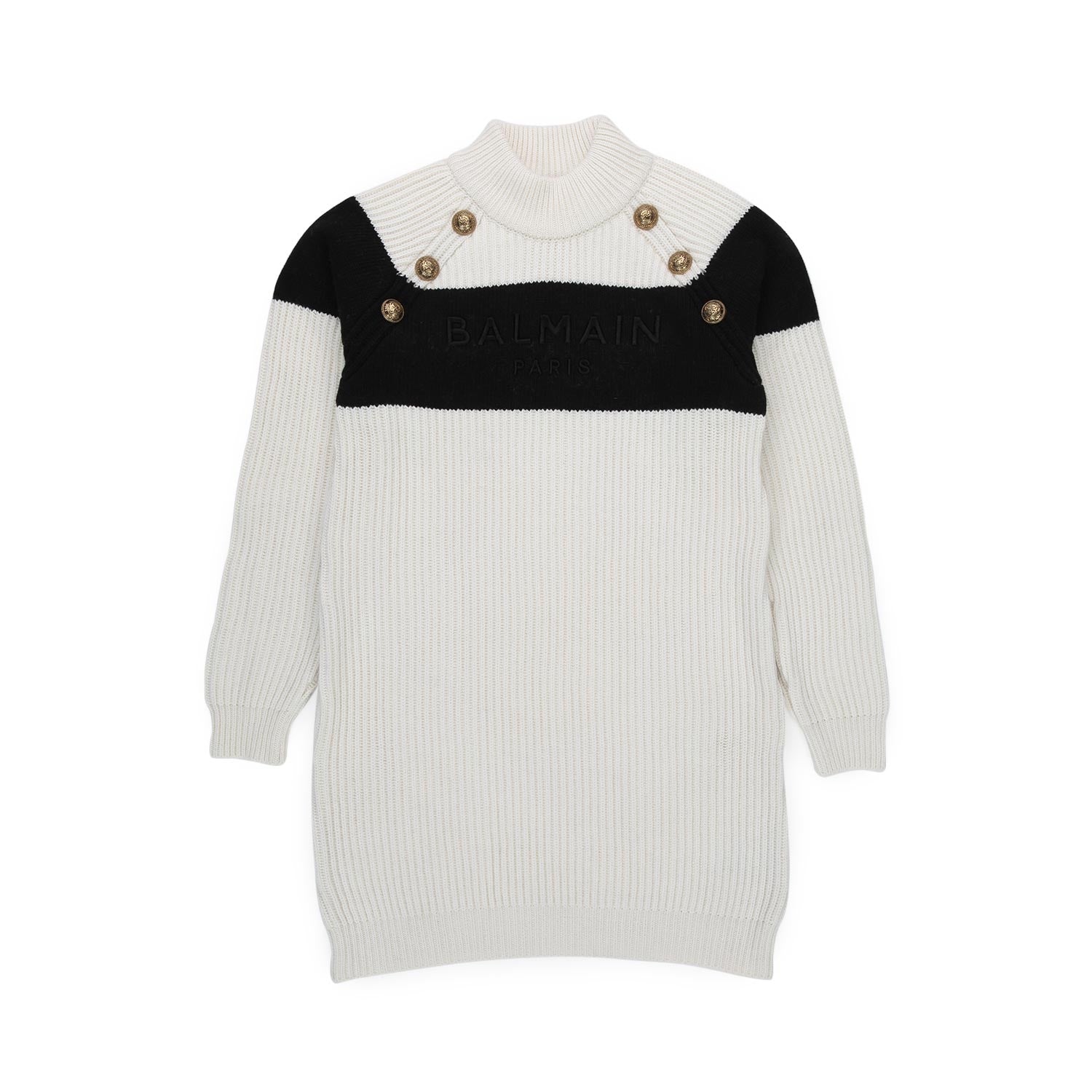 ABITO MAXI MAGLIA PANNA E NERO BAMBINA E TEEN - annameglio.com abbigliamento moda