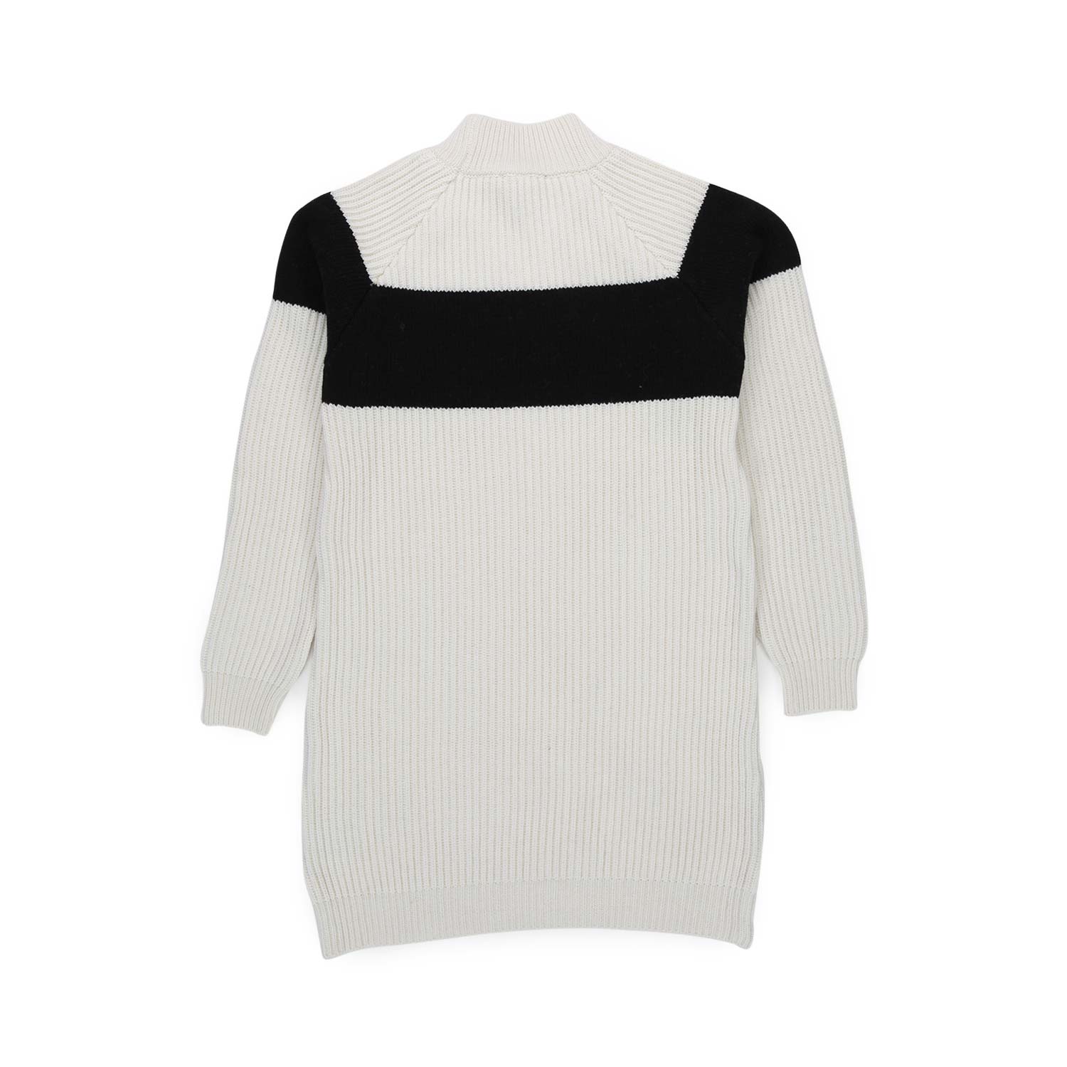 ABITO MAXI MAGLIA PANNA E NERO BAMBINA E TEEN - annameglio.com abbigliamento moda