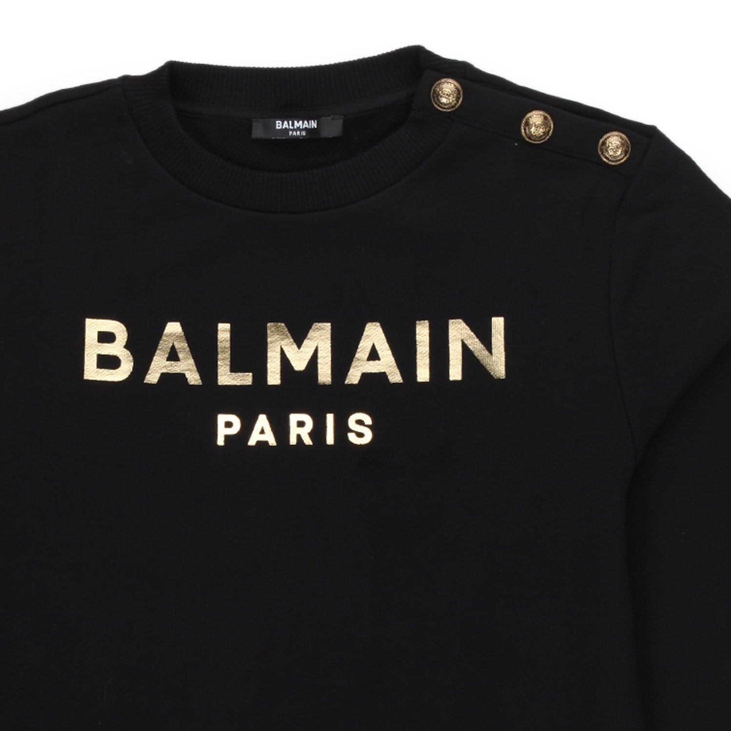 FELPA NERA E ORO BAMBINA E TEEN - annameglio.com abbigliamento moda