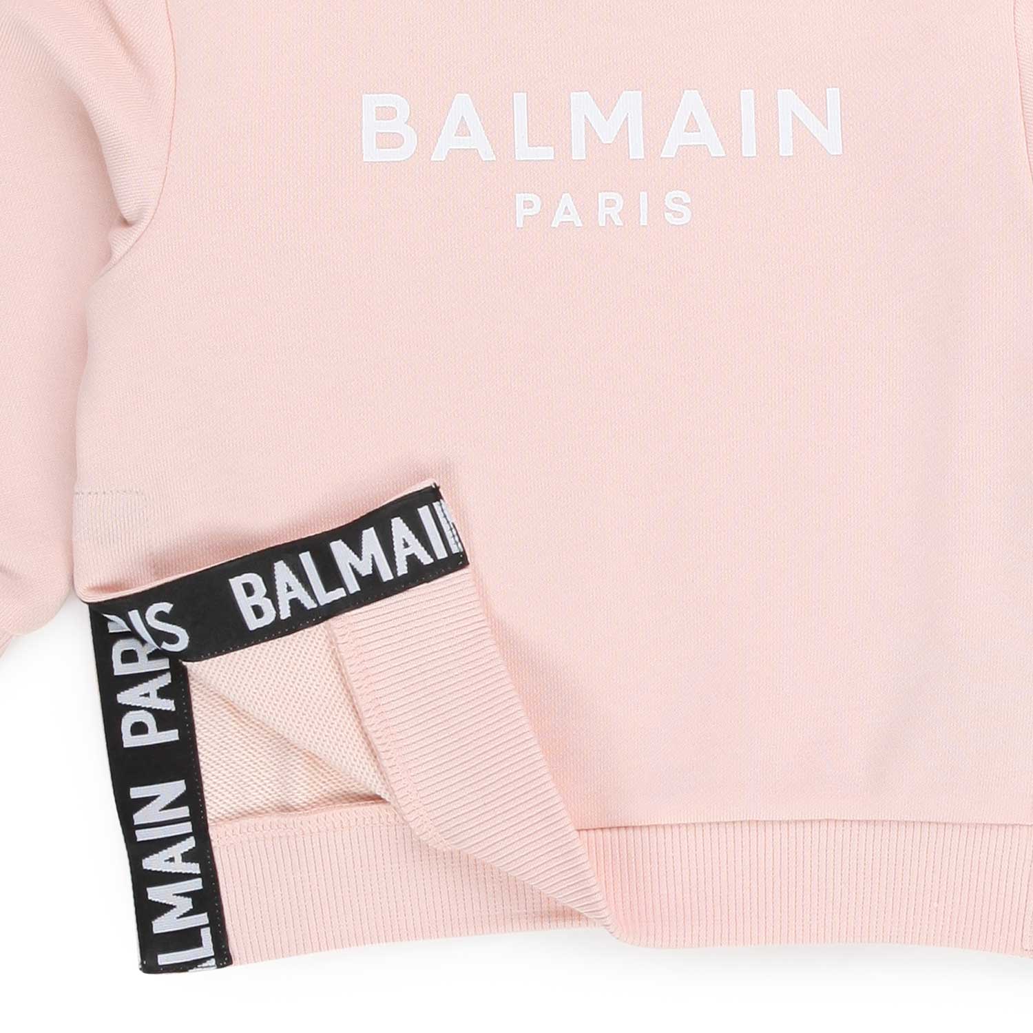 FELPA ROSA CON LOGO BABY - annameglio.com abbigliamento moda