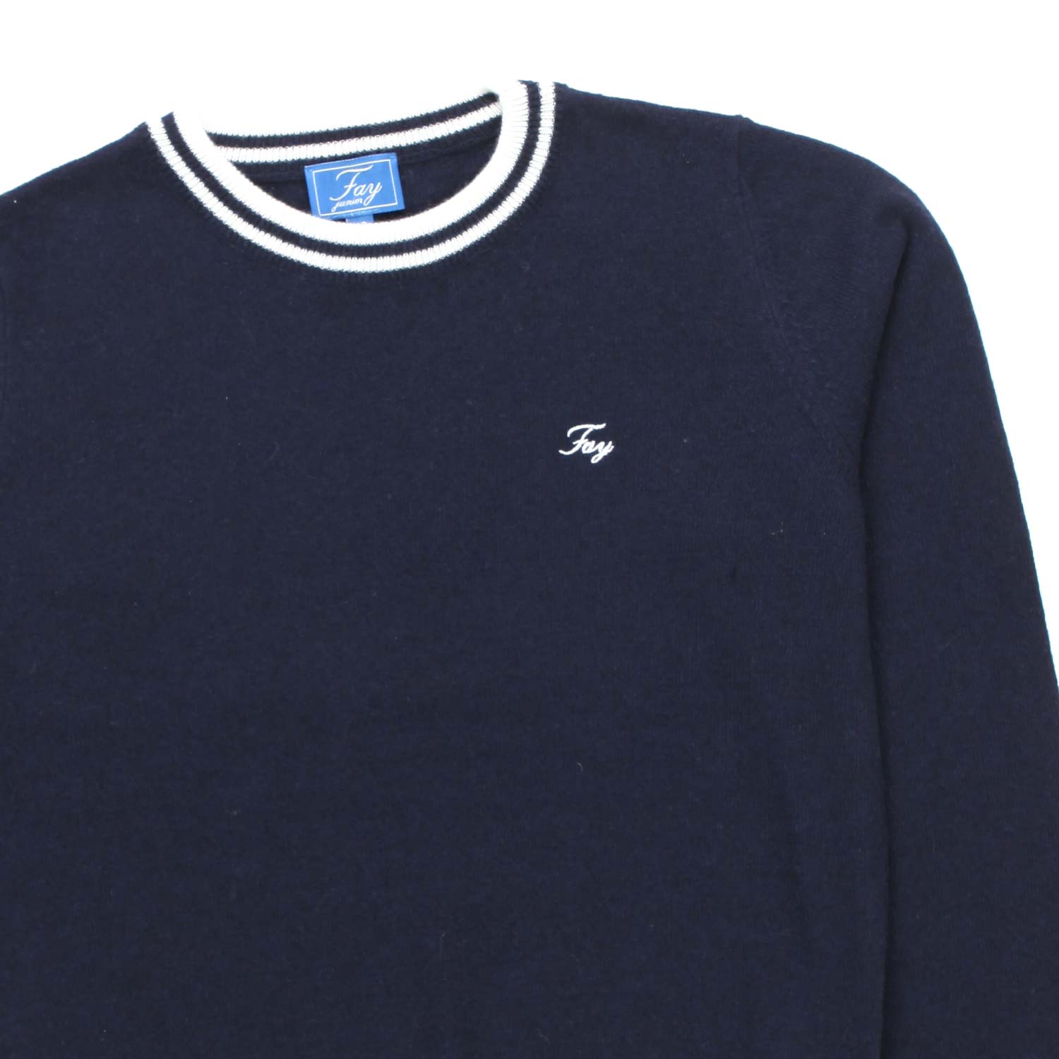 PULLOVER BLU CON TOPPE BAMBINO E TEEN - annameglio.com abbigliamento moda