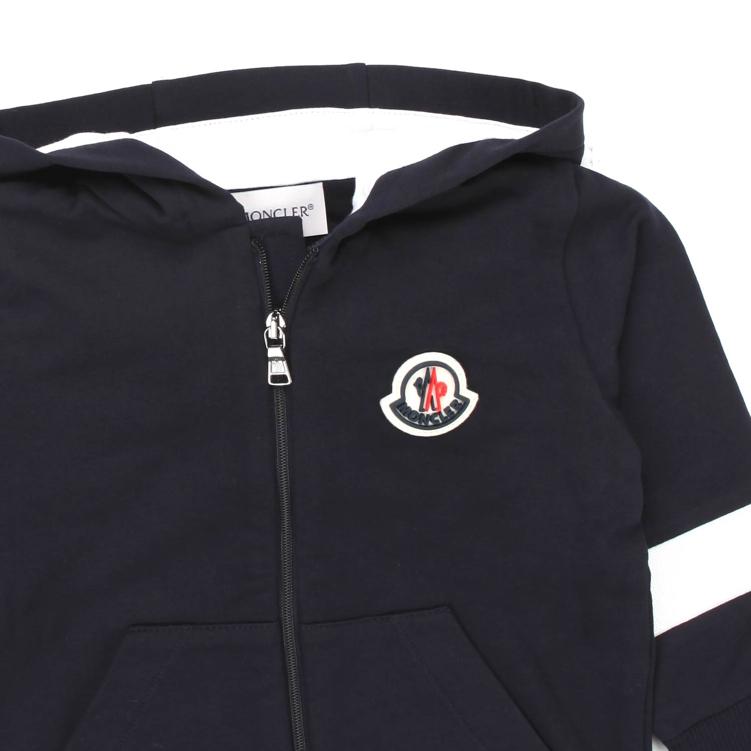 FELPA BLU CON ZIP BIMBO - annameglio.com abbigliamento moda