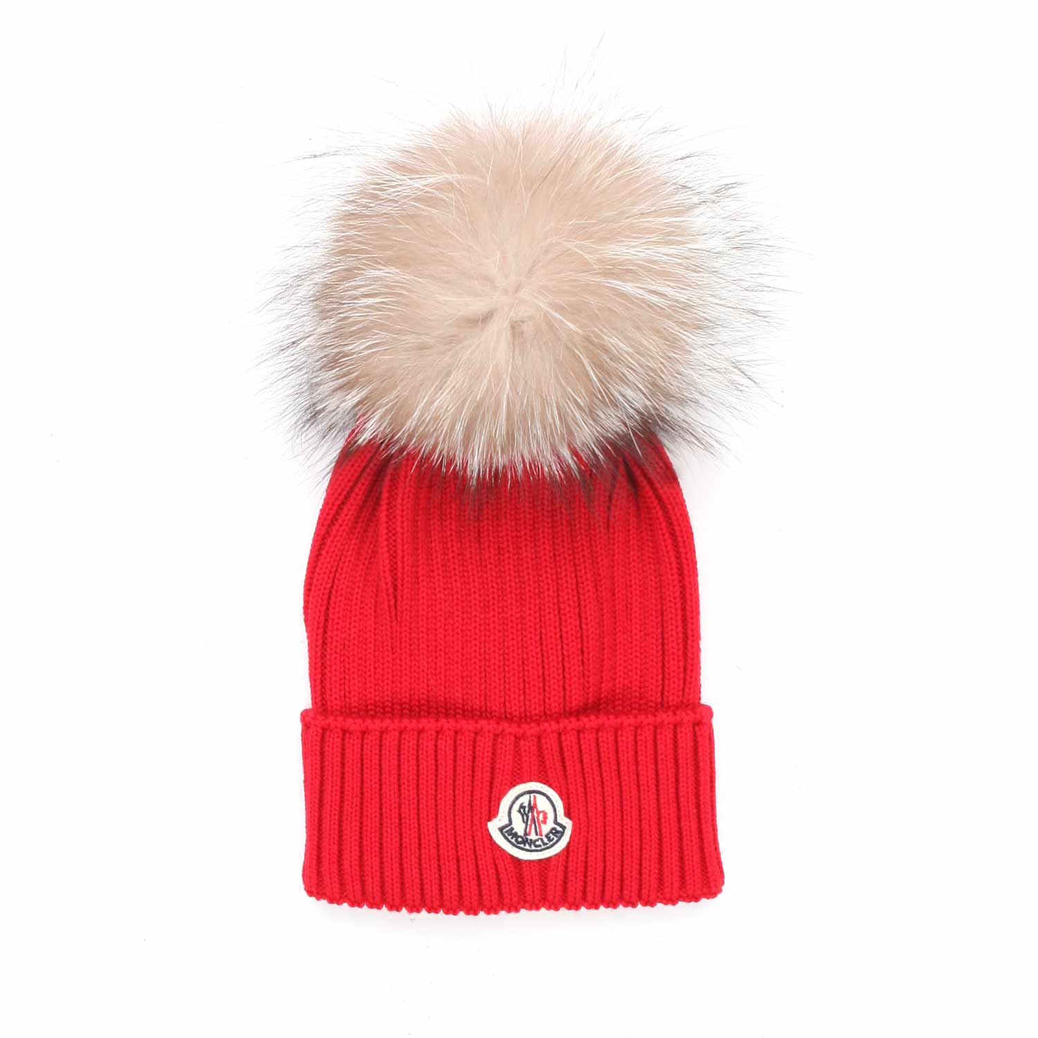 BERRETTO ROSSO CON PELLICCIA GIRL - annameglio.com abbigliamento moda