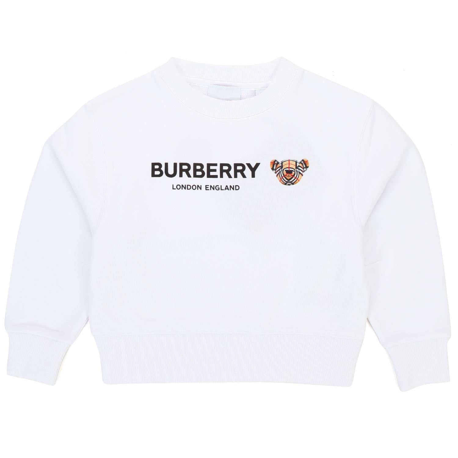 FELPA THOMAS BEAR BIANCA BAMBINO E TEENAGER - annameglio.com abbigliamento moda