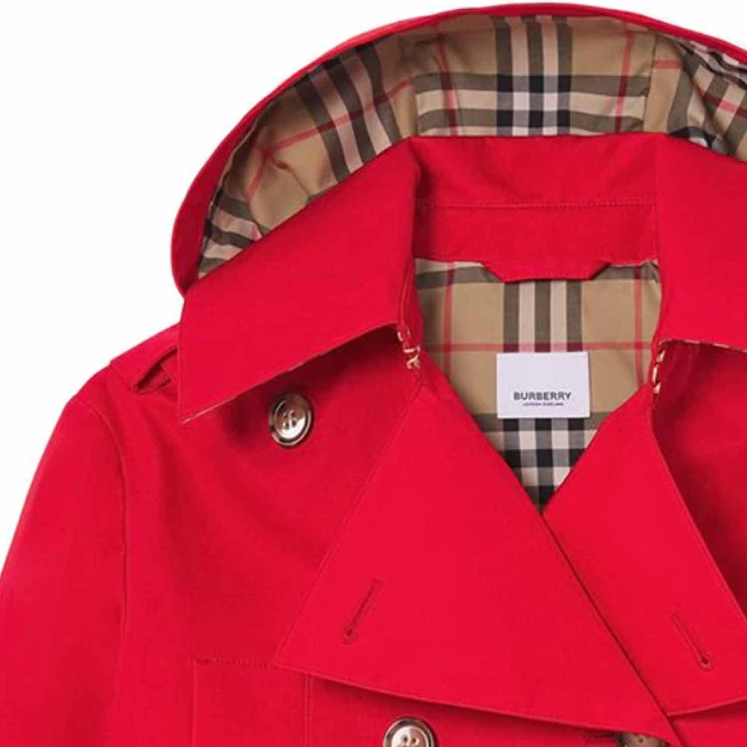 TRENCH COAT ROSSO BAMBINA E TEENAGER - annameglio.com abbigliamento moda