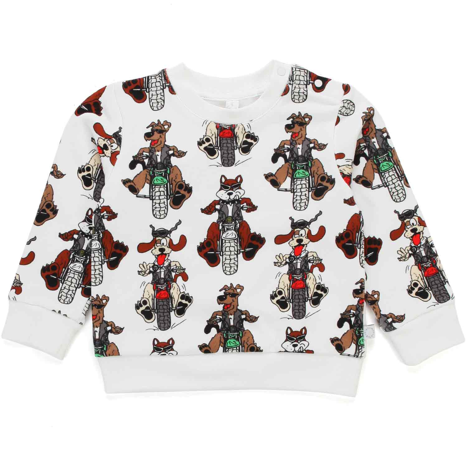 FELPA BIANCA E MULTICOLOR BABY - annameglio.com abbigliamento moda