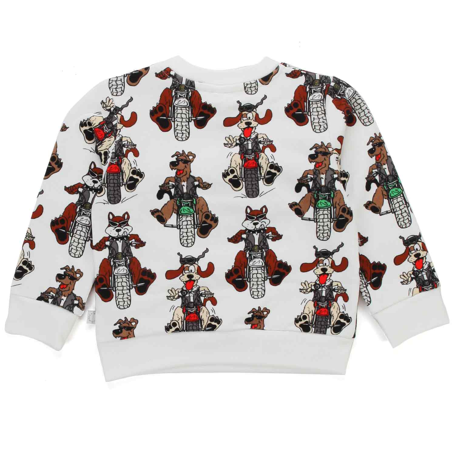 FELPA BIANCA E MULTICOLOR BABY - annameglio.com abbigliamento moda