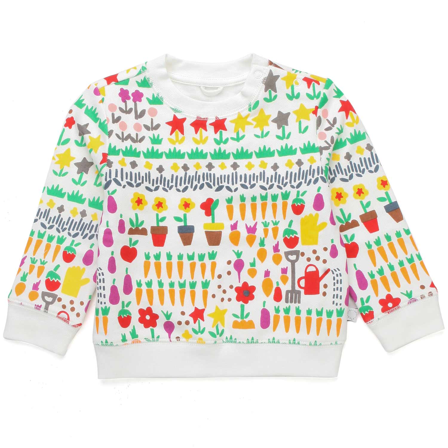FELPA GARDEN MULTICOLOR BABY UNISEX - annameglio.com abbigliamento moda