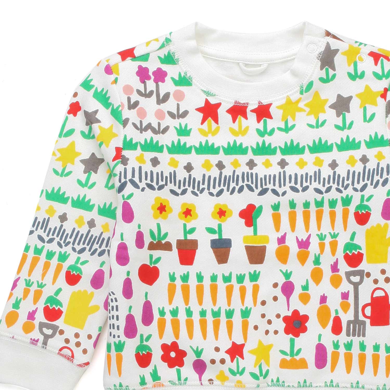 FELPA GARDEN MULTICOLOR BABY UNISEX - annameglio.com abbigliamento moda
