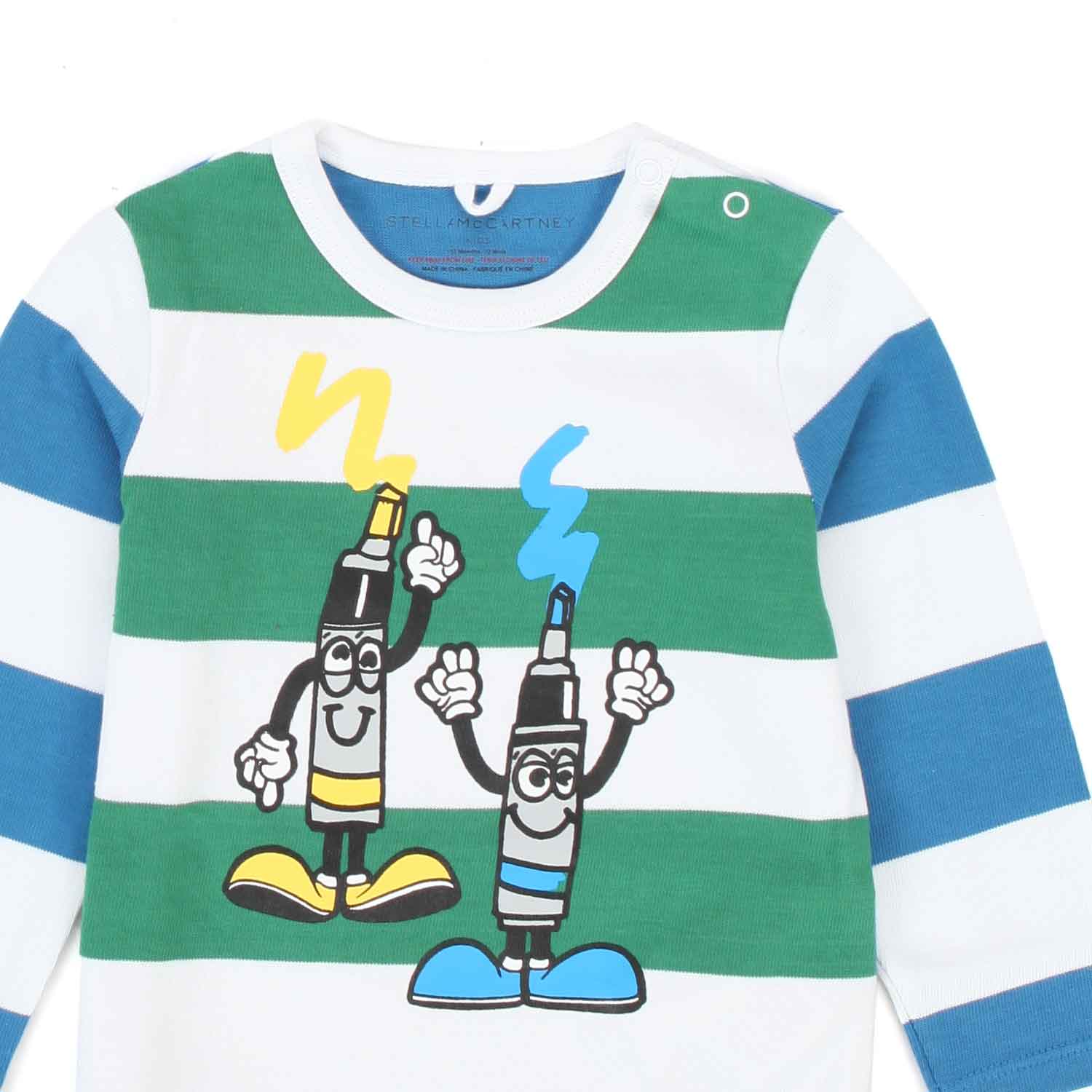 T-SHIRT PAINTING FRIENDS A STRISCE BAMBINO - annameglio.com abbigliamento moda