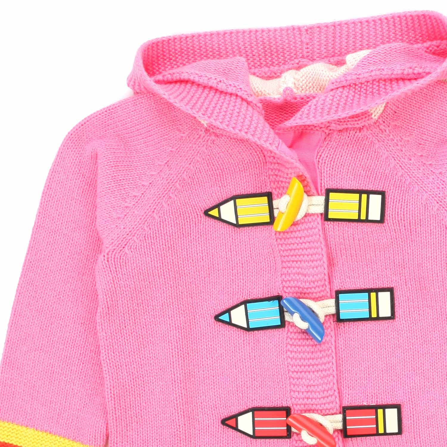 CARDIGAN ROSA E MULTICOLOR BAMBINA E NEONATA - annameglio.com abbigliamento moda
