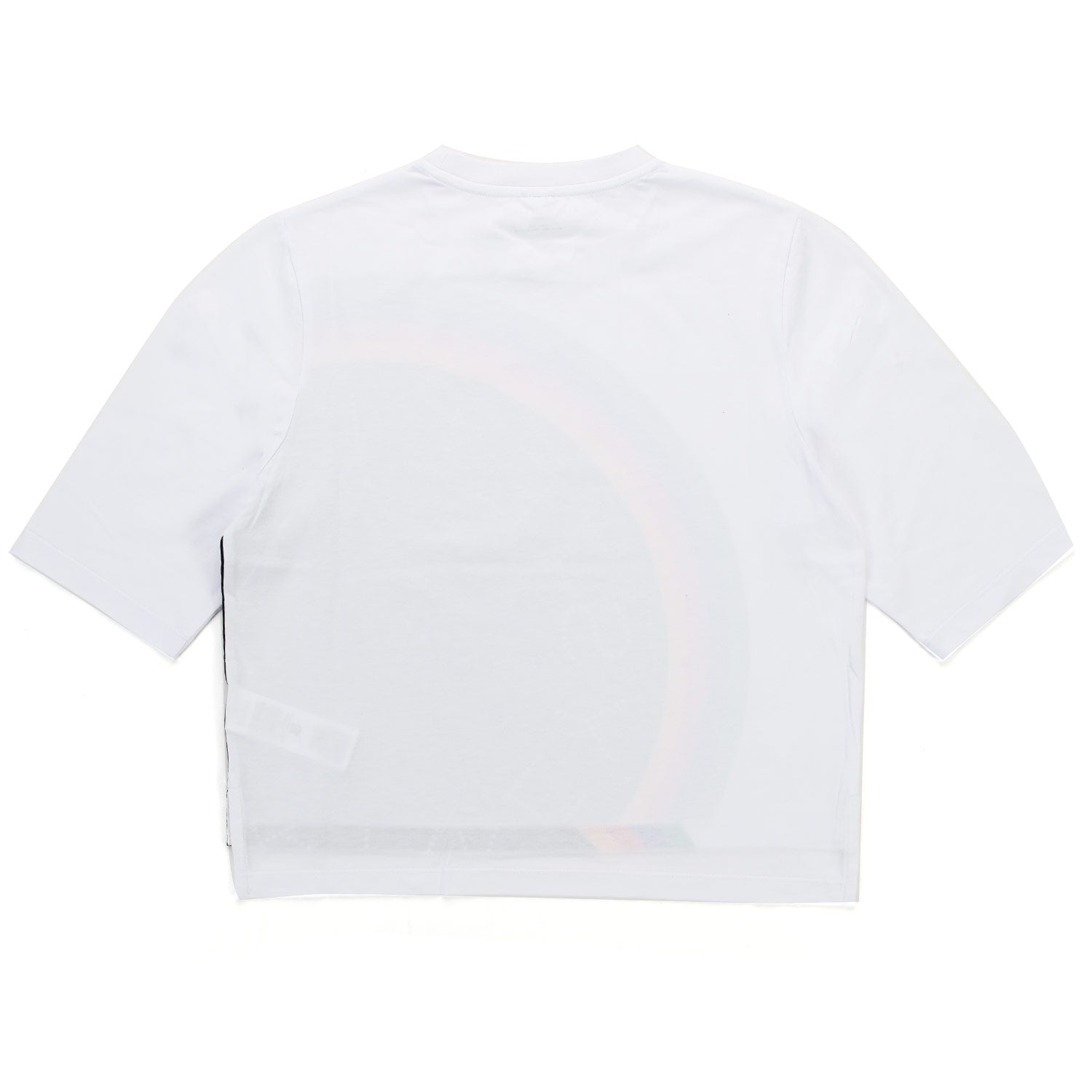 T-SHIRT ARCOBALENO BIANCA E NERA BAMBINA E TEEN - annameglio.com abbigliamento moda