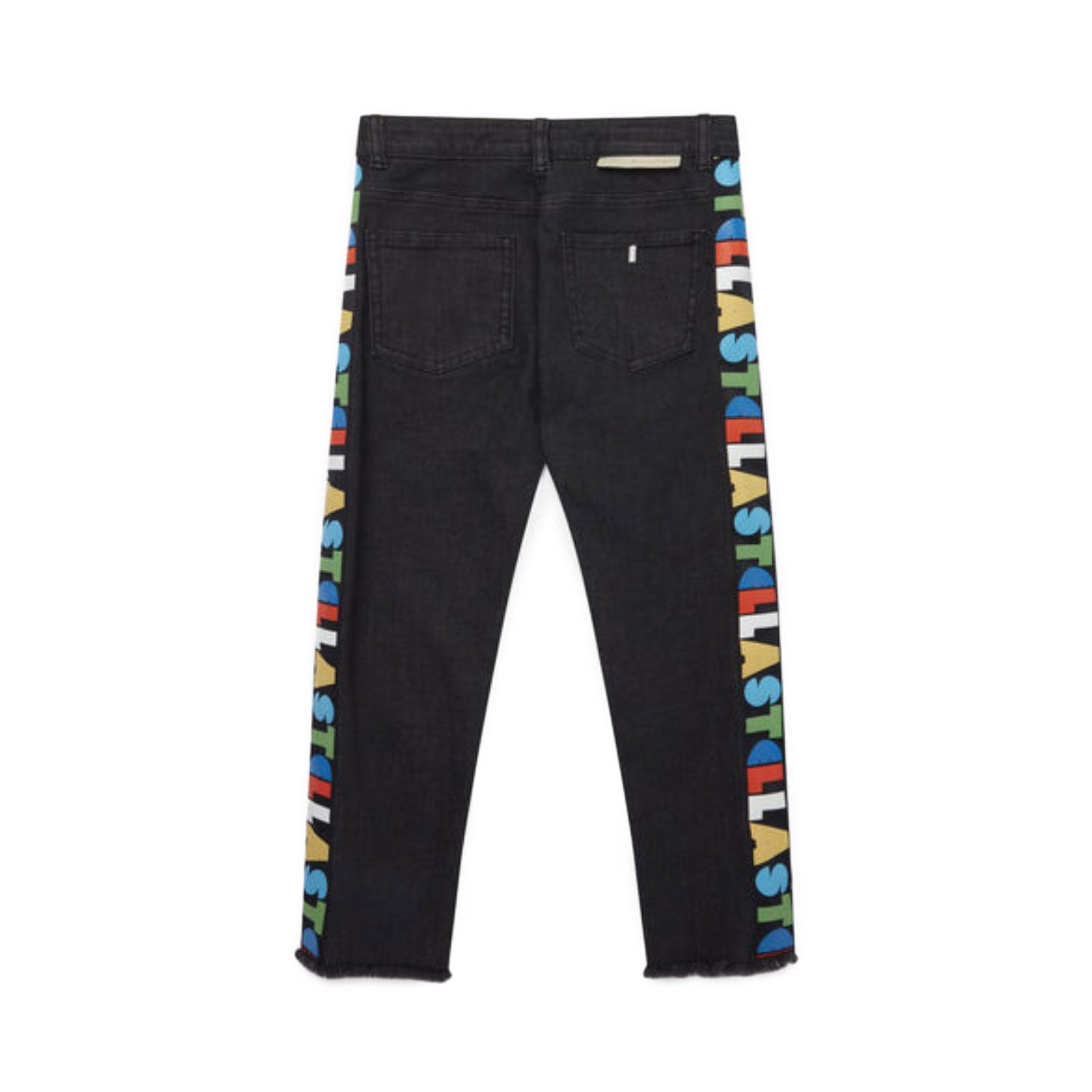 JEANS NERI CON LOGO GIRL - annameglio.com abbigliamento moda