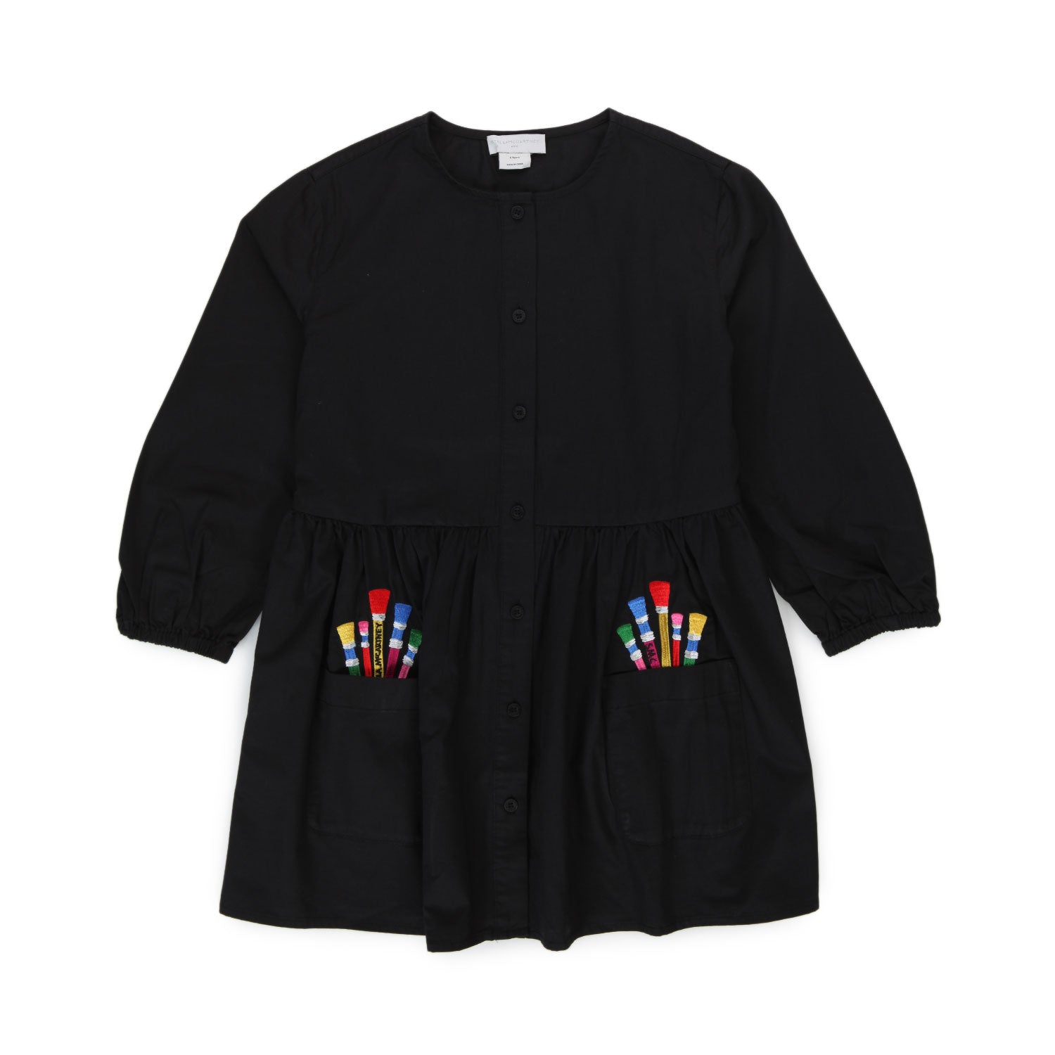 ABITO NERO BAMBINA COTONE - annameglio.com abbigliamento moda