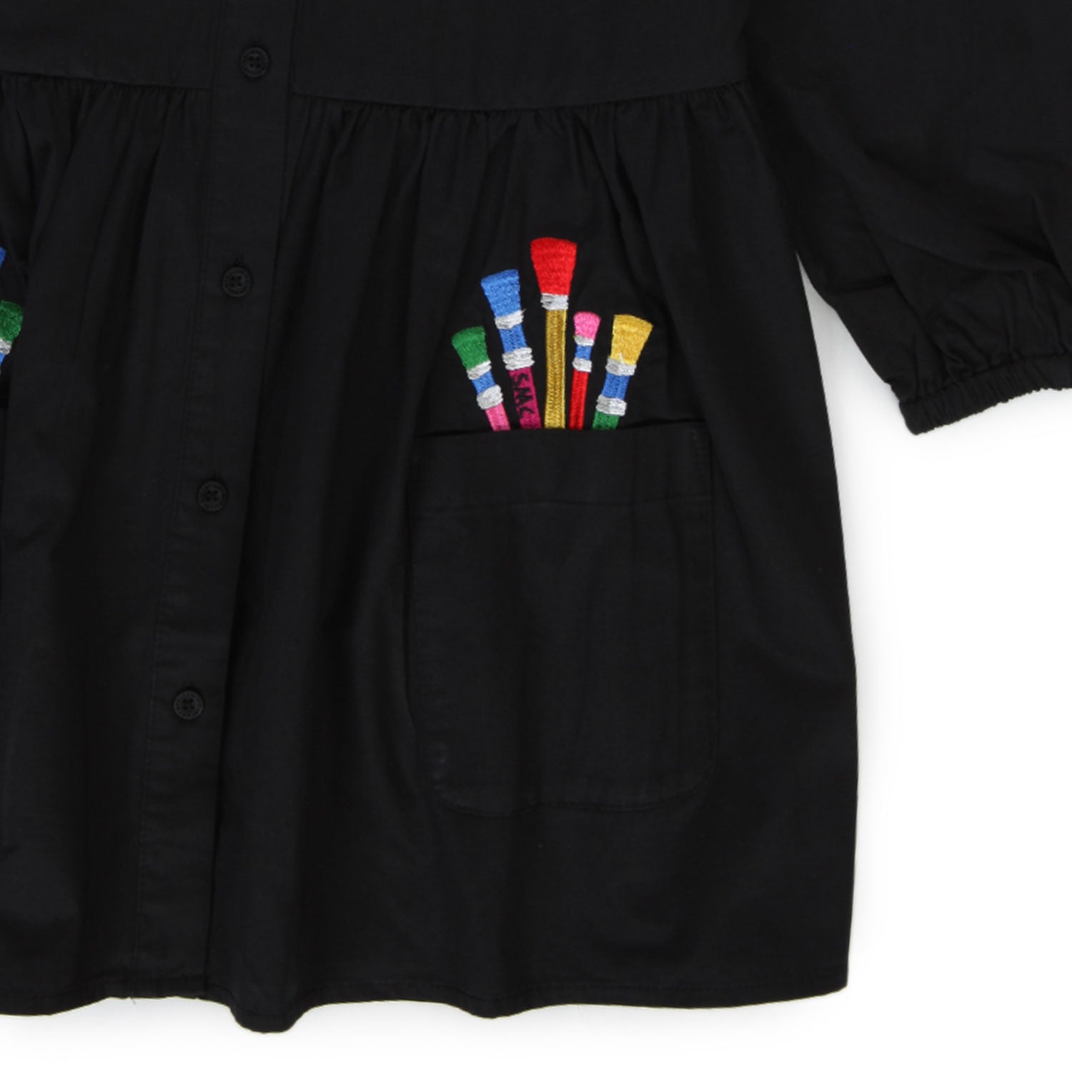 ABITO NERO BAMBINA COTONE - annameglio.com abbigliamento moda