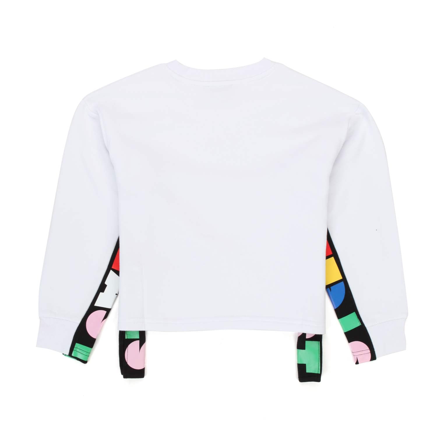 FELPA BIANCA E MULTICOLOR BAMBINA E TEEN - annameglio.com abbigliamento moda