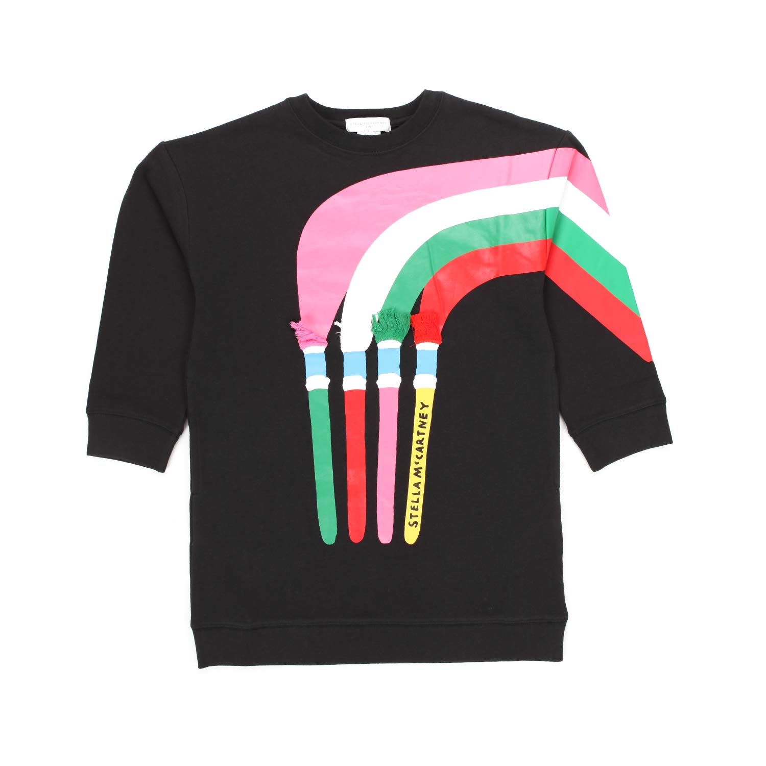 ABITO IN FELPA NERO BAMBINA - annameglio.com abbigliamento moda