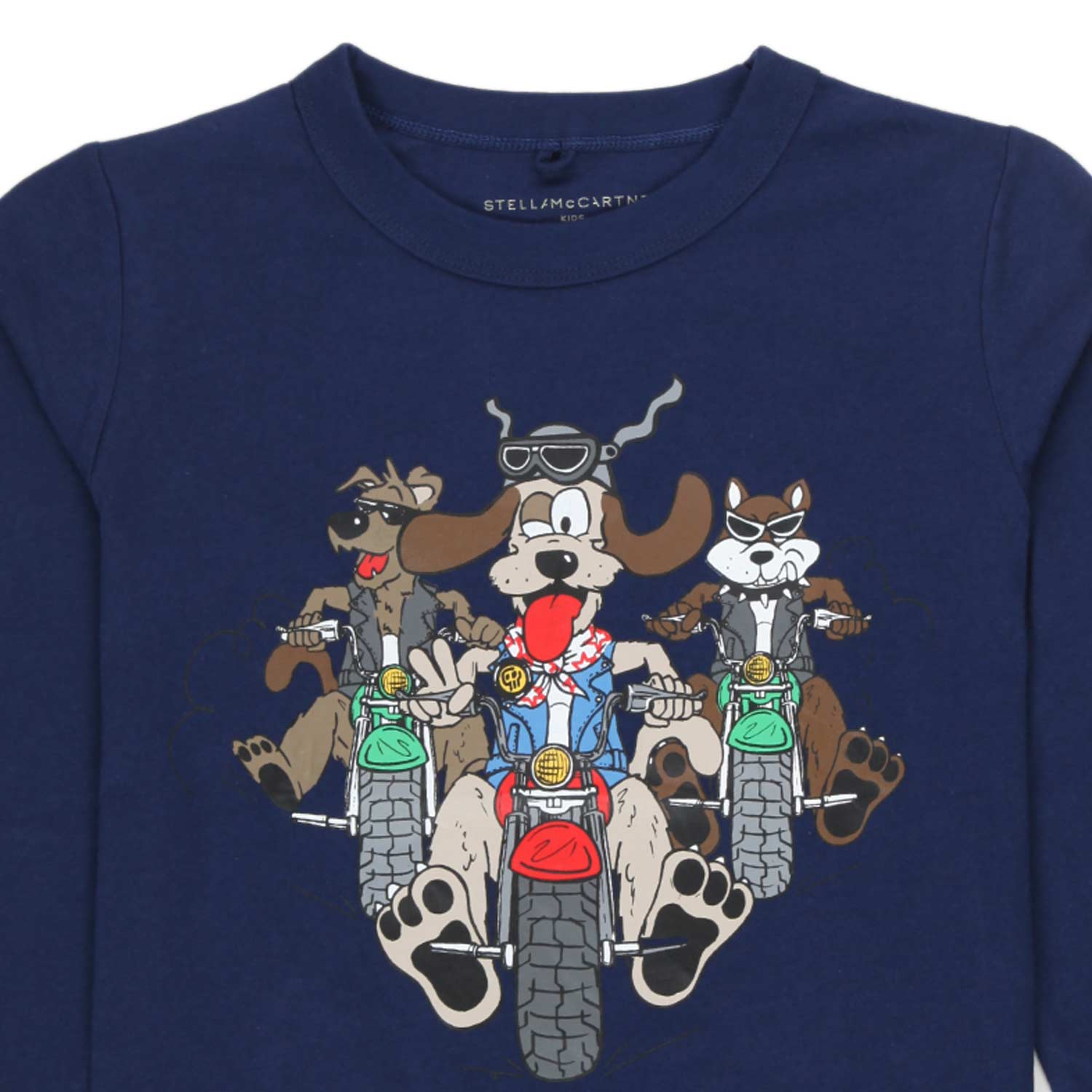 T-SHIRT BLU CON STAMPA BIMBO - annameglio.com abbigliamento moda