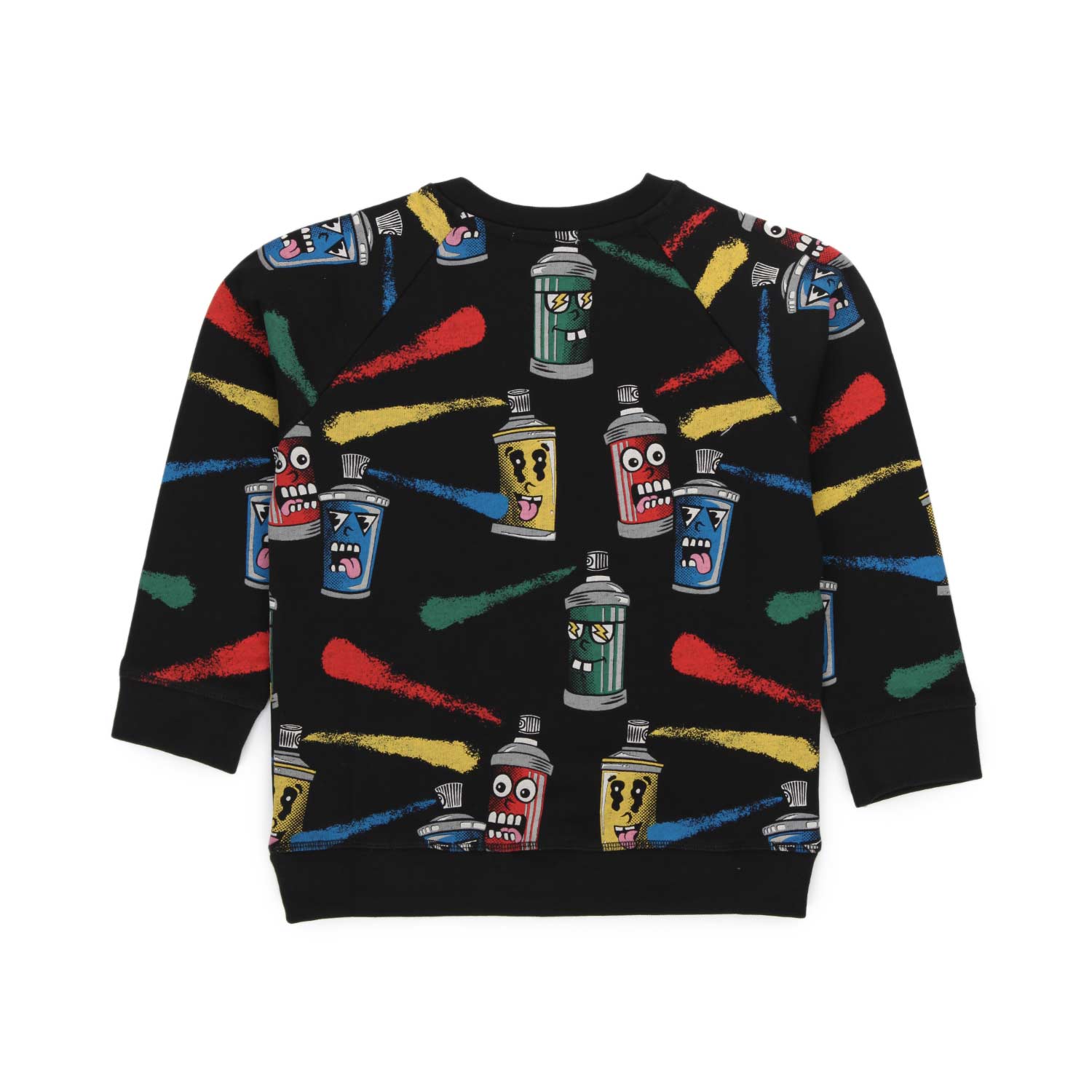 FELPA UNISEX NERA CON STAMPA - annameglio.com abbigliamento moda