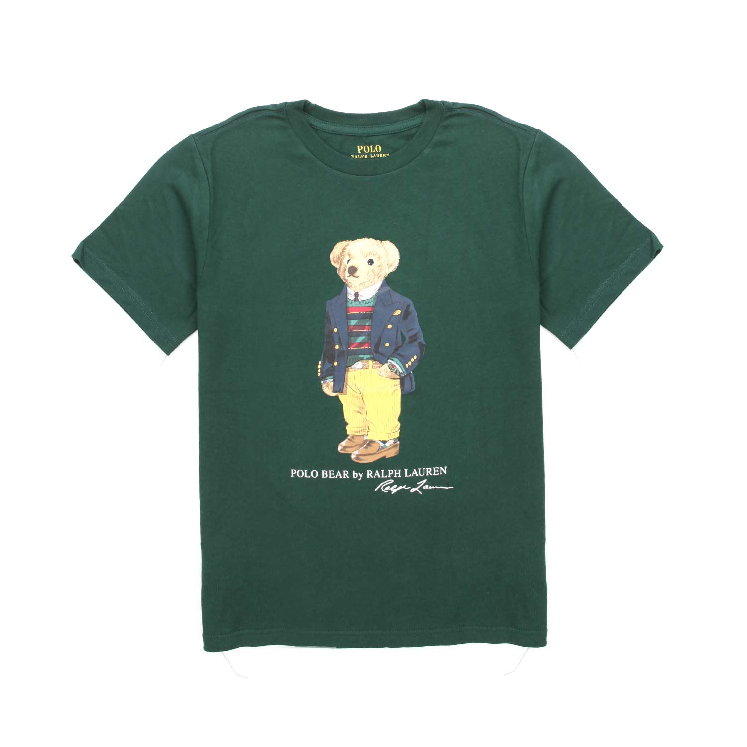 T-SHIRT POLO BEAR VERDE BOY - annameglio.com abbigliamento moda