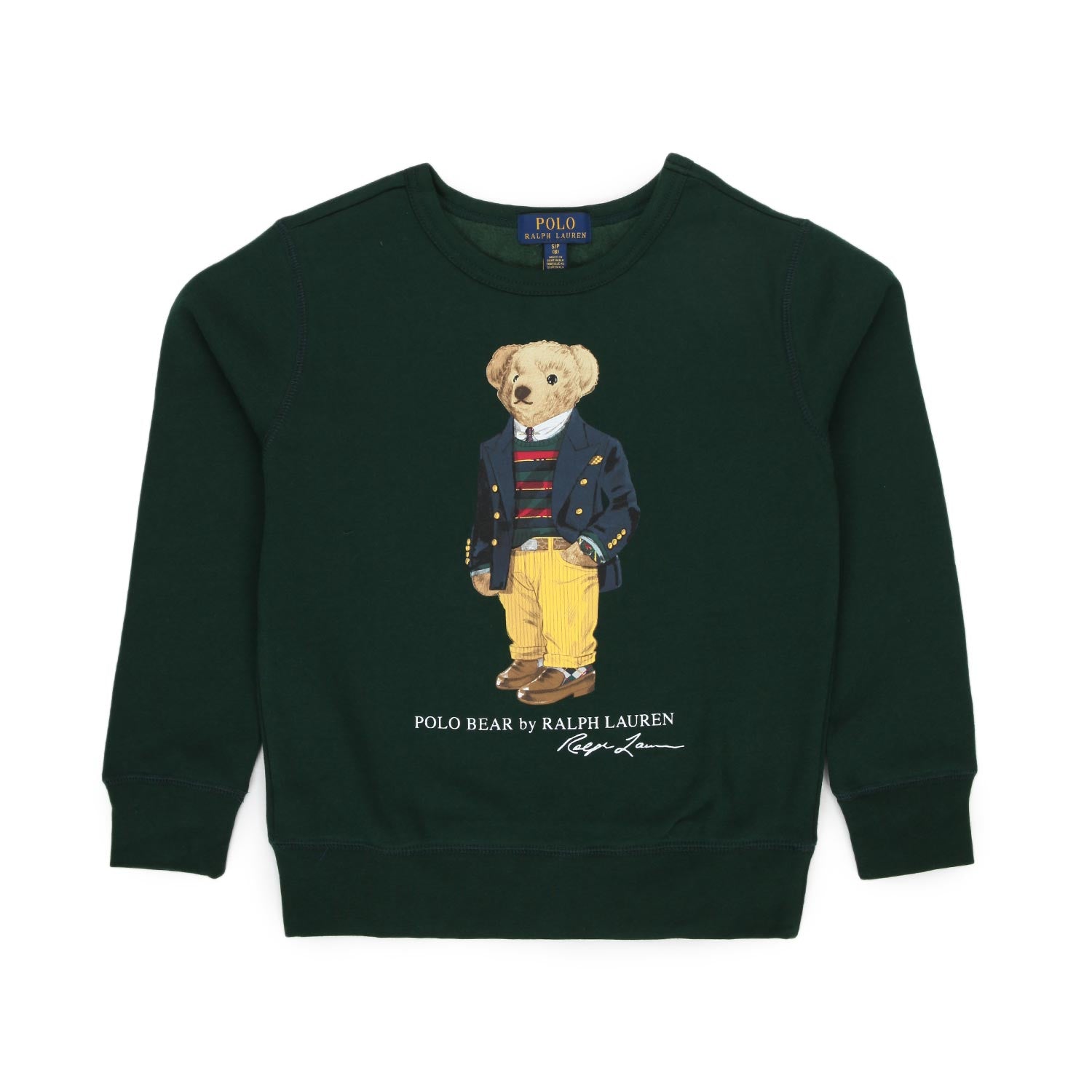 FELPA POLO BEAR VERDE BAMBINO E TEENAGER - annameglio.com abbigliamento moda