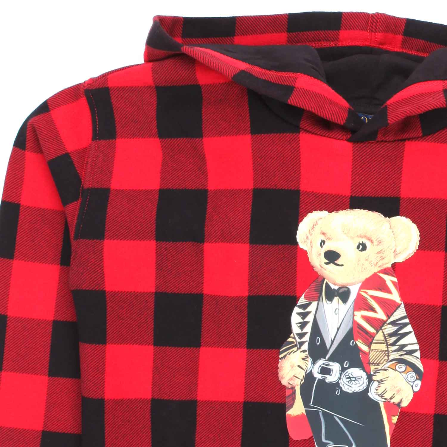 FELPA A QUADRI CAPPUCCIO UNISEX - annameglio.com abbigliamento moda