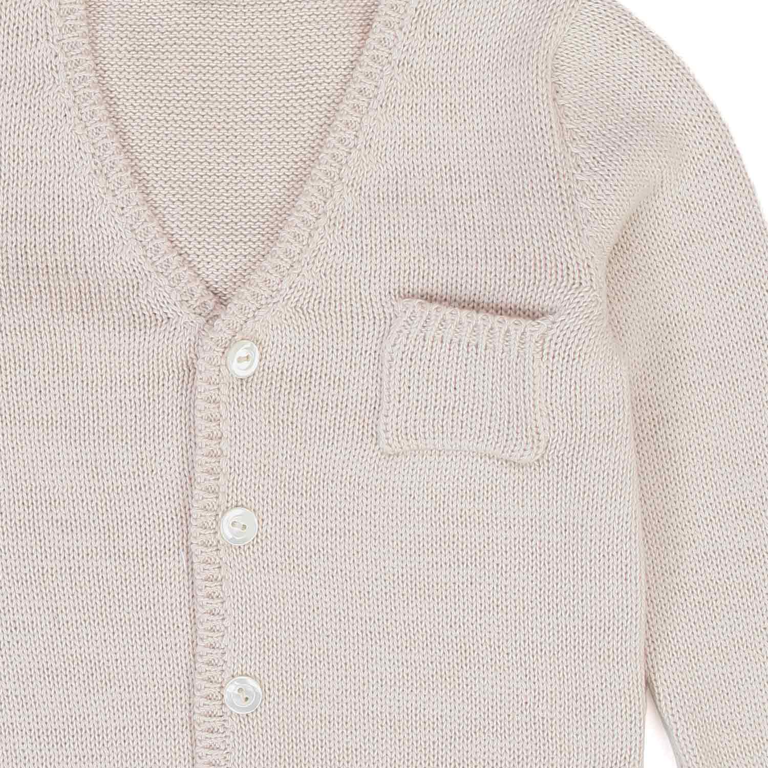 CARDIGAN BEIGE BIMBO E NEONATO - annameglio.com abbigliamento moda