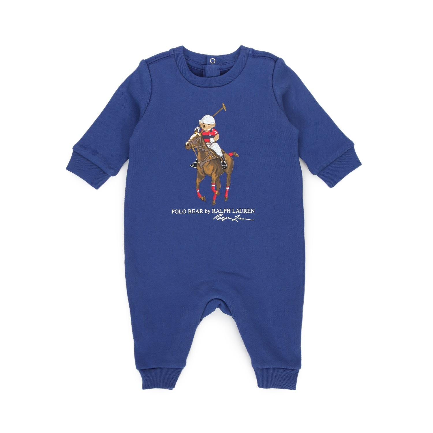TUTINA POLO BEAR BLU NEONATO - annameglio.com abbigliamento moda