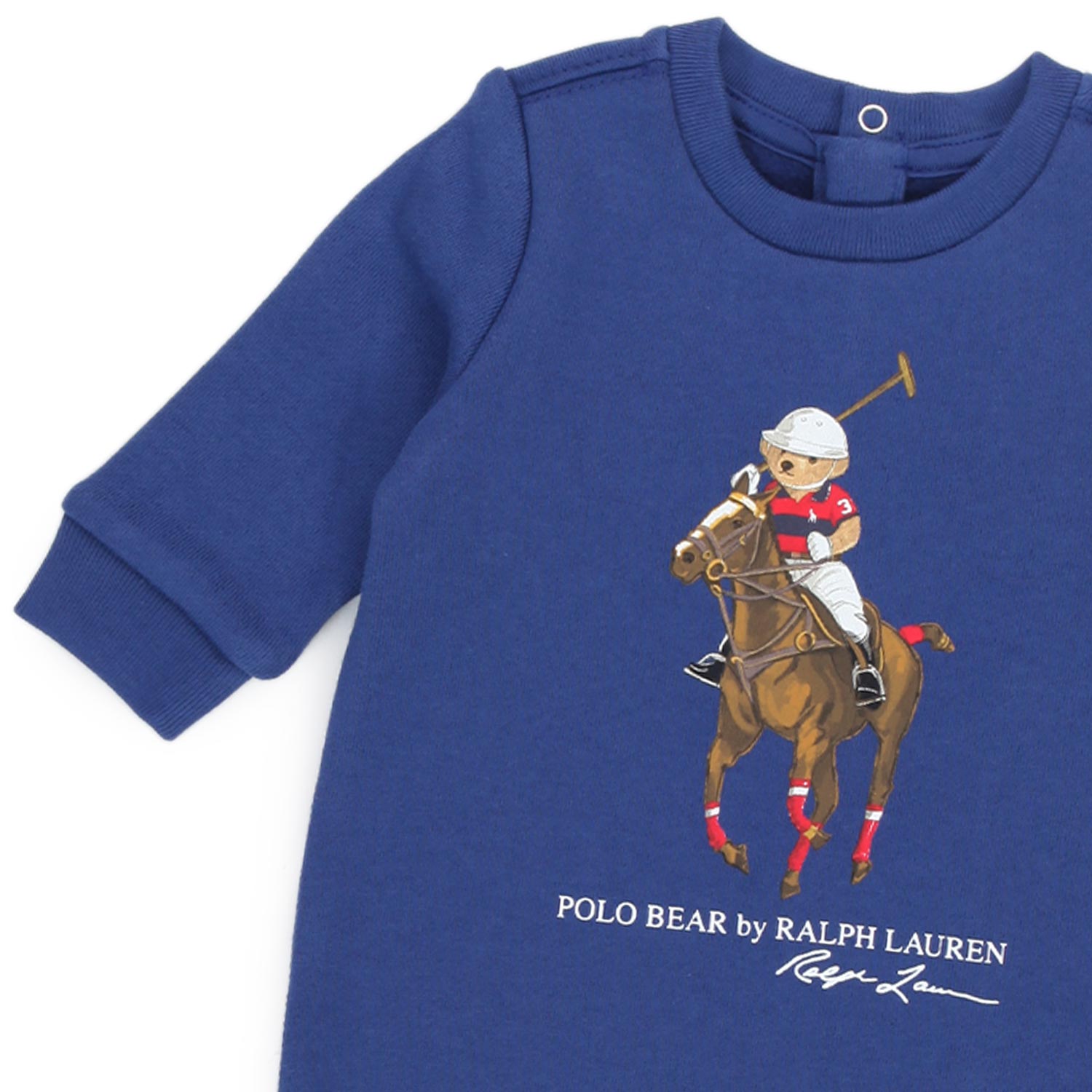 TUTINA POLO BEAR BLU NEONATO - annameglio.com abbigliamento moda