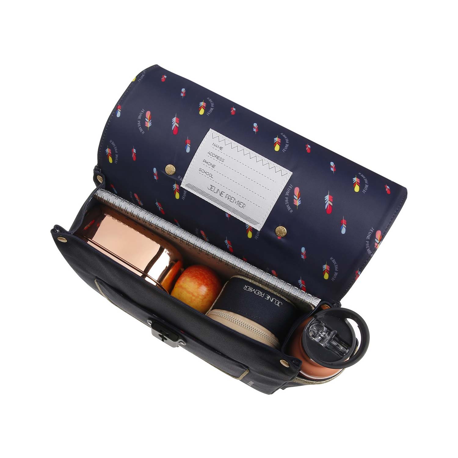 CARTELLA MINI ICONS BLU E ORO BAMBINA - annameglio.com abbigliamento moda